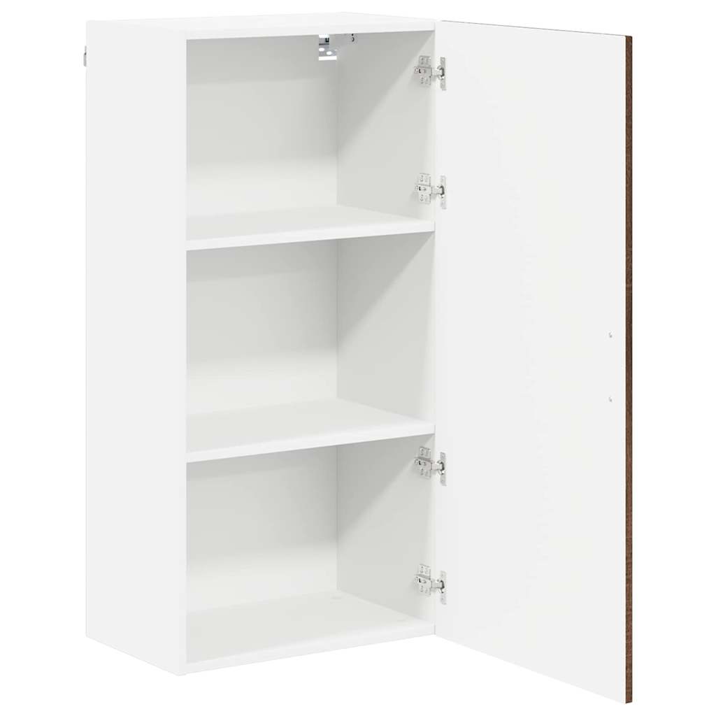 Küchenwandschrank mit Regal Braun Eichen-Optik 50 x 31 x 100 cm