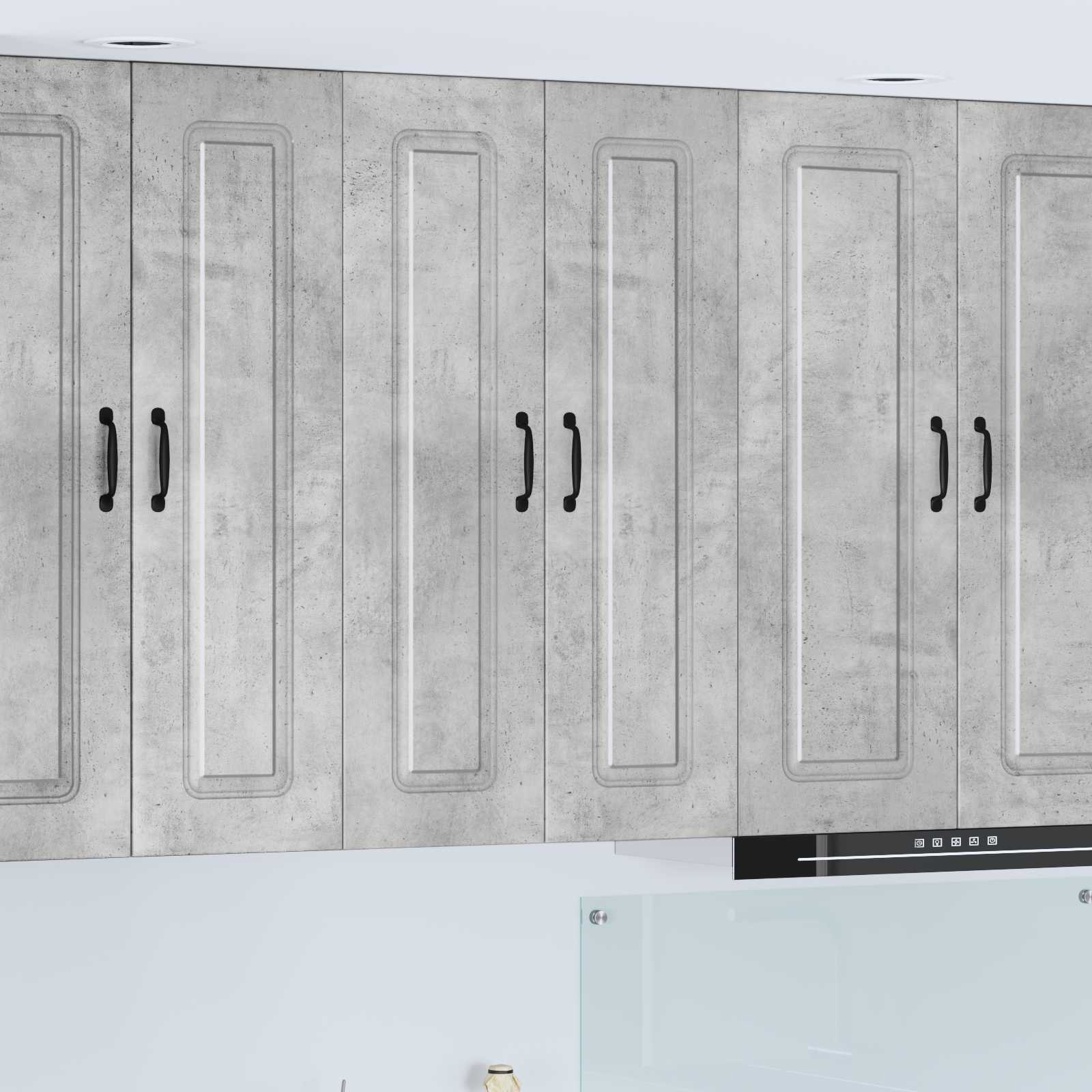 Geschirrspülerfront Kalmar Betongrau 60 x 31 x 100 cm