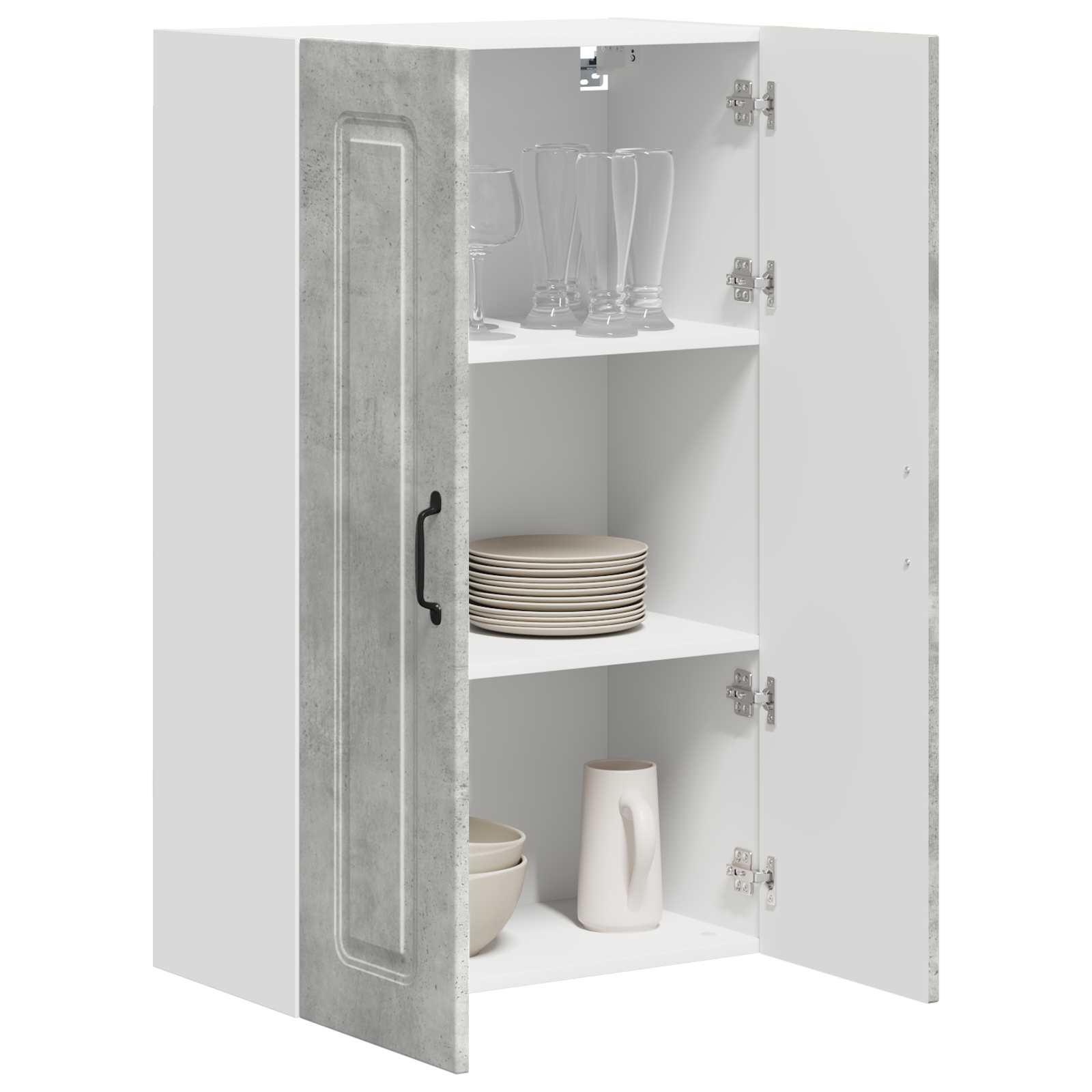 Geschirrspülerfront Kalmar Betongrau 60 x 31 x 100 cm