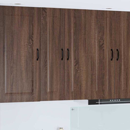 Küchenwandschrank mit Regal Braun Eichen-Optik 60 x 31 x 100 cm