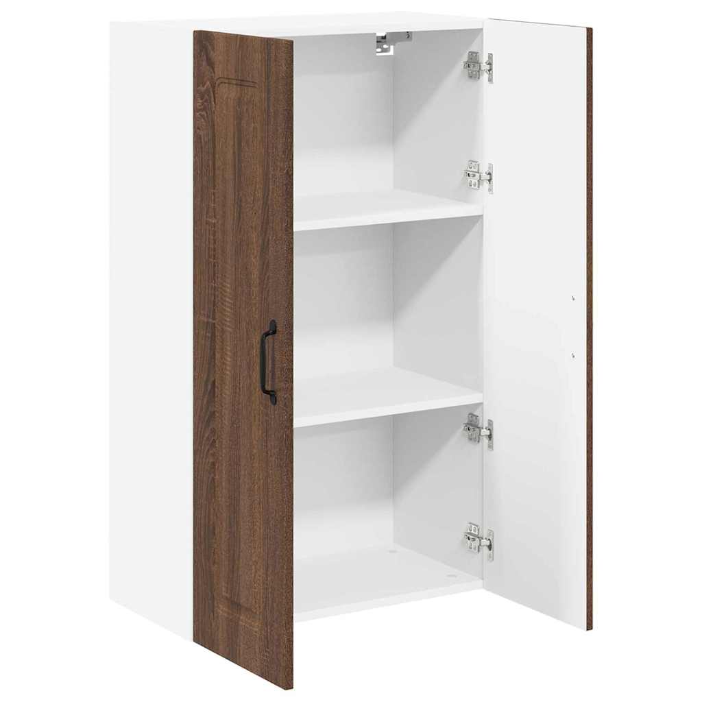 Küchenwandschrank mit Regal Braun Eichen-Optik 60 x 31 x 100 cm