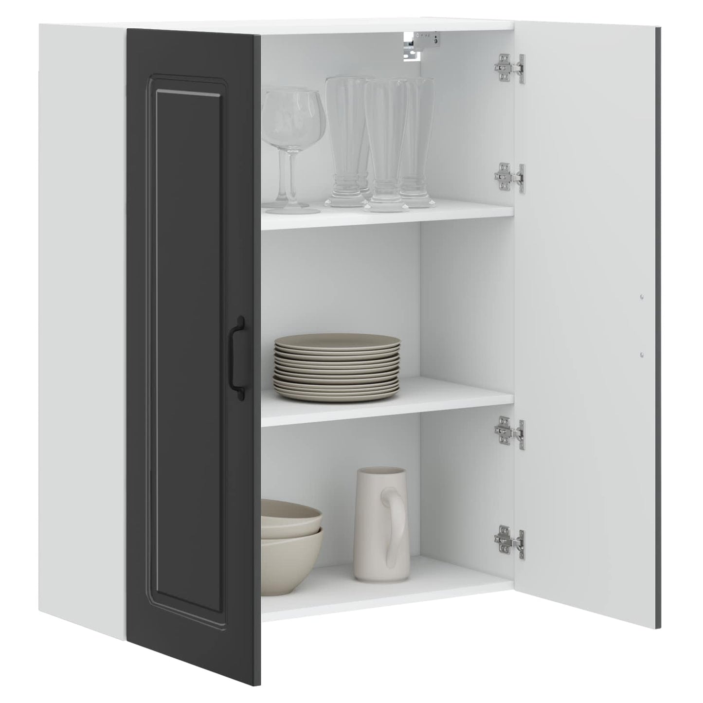 Geschirrspülerfront Kalmar Schwarz 80 x 31 x 100 cm