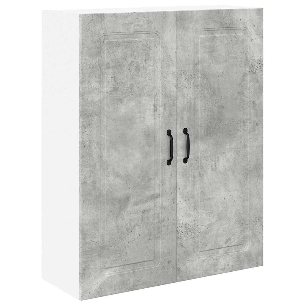 Küchenwandschrank Beton Grau 80 x 31 x 100 cm Holzwerkstoff