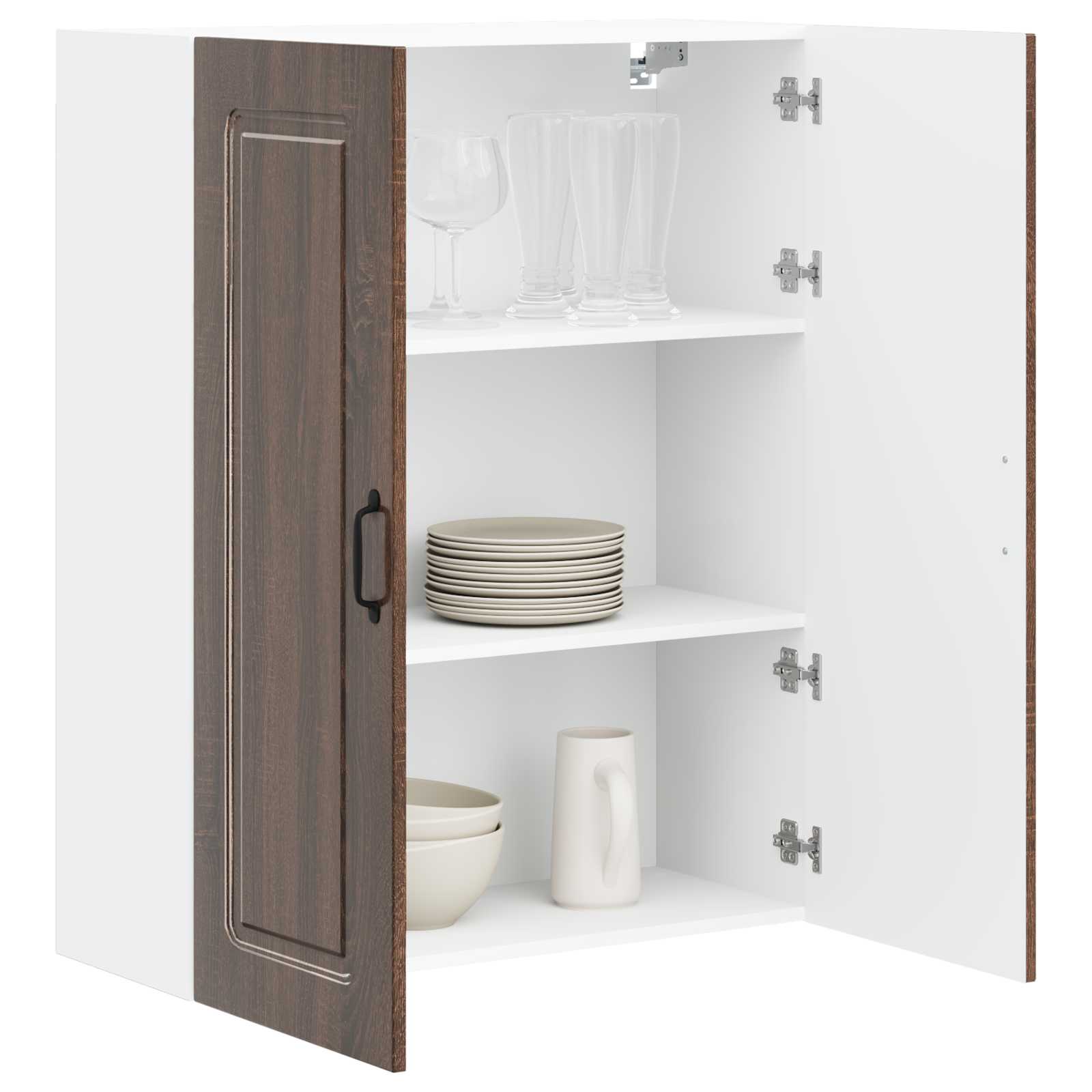 Geschirrspülerfront Kalmar Braun Eichen-Optik 80 x 31 x 100 cm