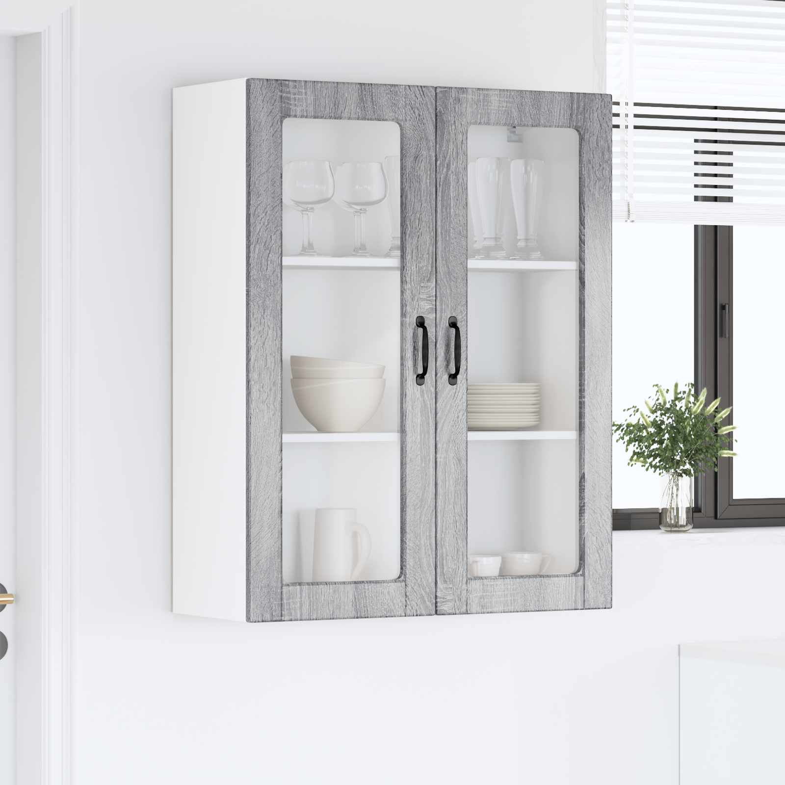 Geschirrspülerfront Kalmar Sonoma-Grau 80 x 31 x 100 cm