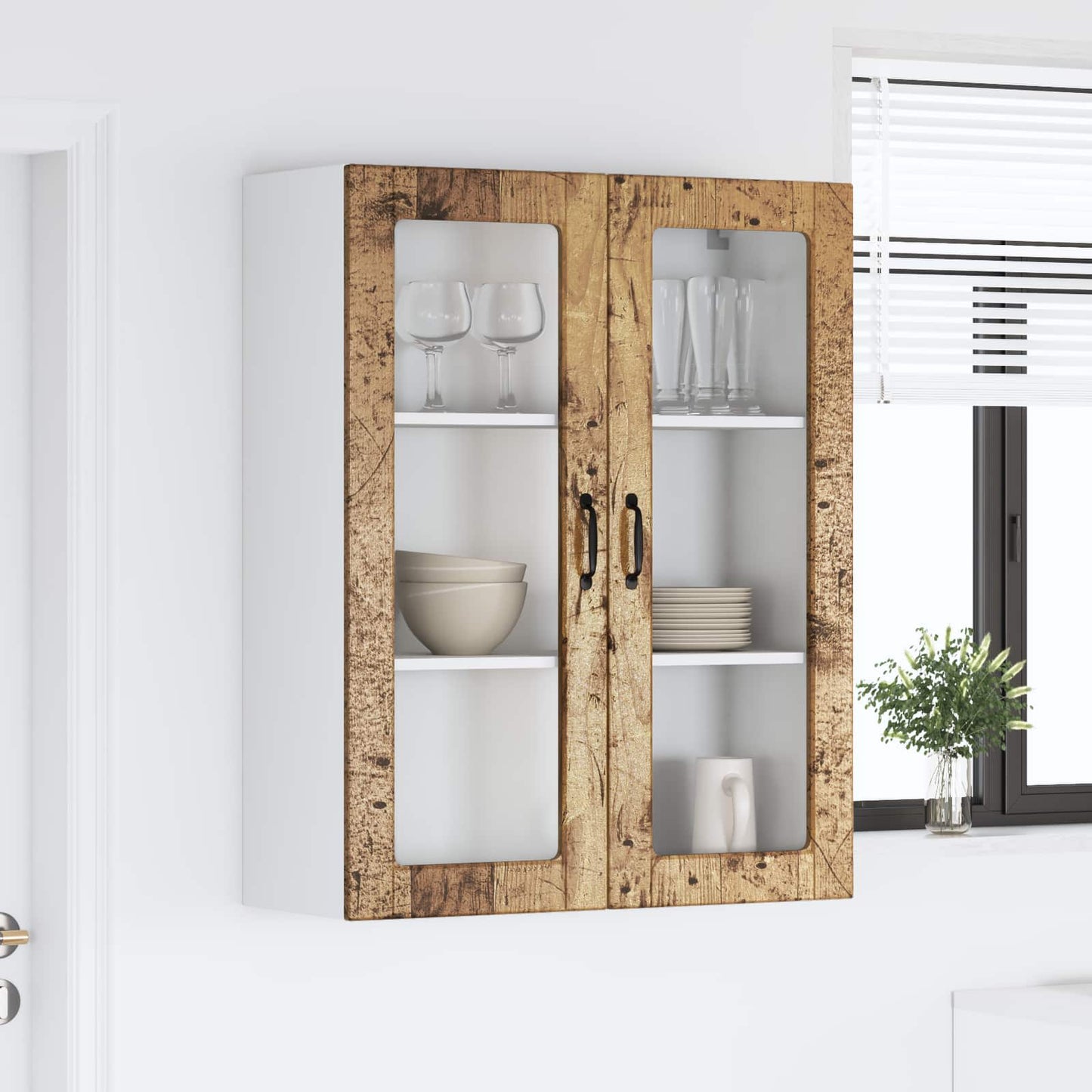 Geschirrspülerfront Kalmar Altholz 80 x 31 x 100 cm