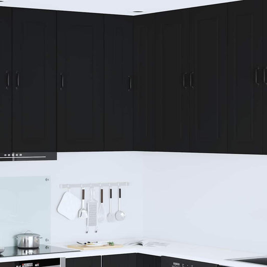 Küchenwandschrank Schwarz 57 x 57 x 100 cm Holzwerkstoff