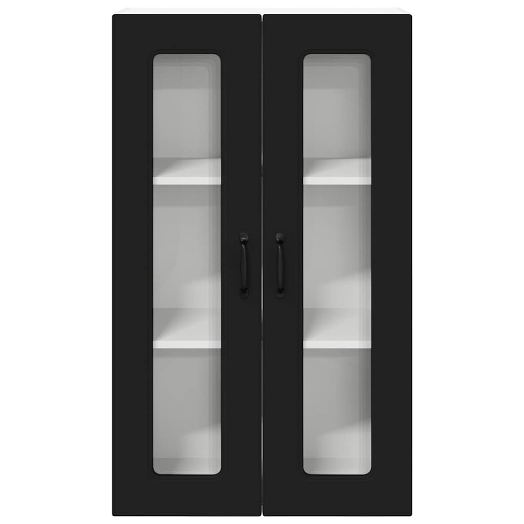 Küchenwandschrank Schwarz 60 x 31 x 100 cm Holzwerkstoff