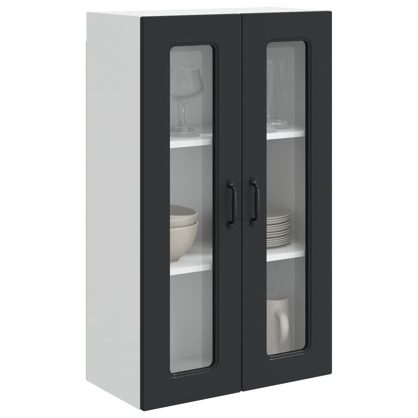Geschirrspülerfront Kalmar Schwarz 60 x 31 x 100 cm