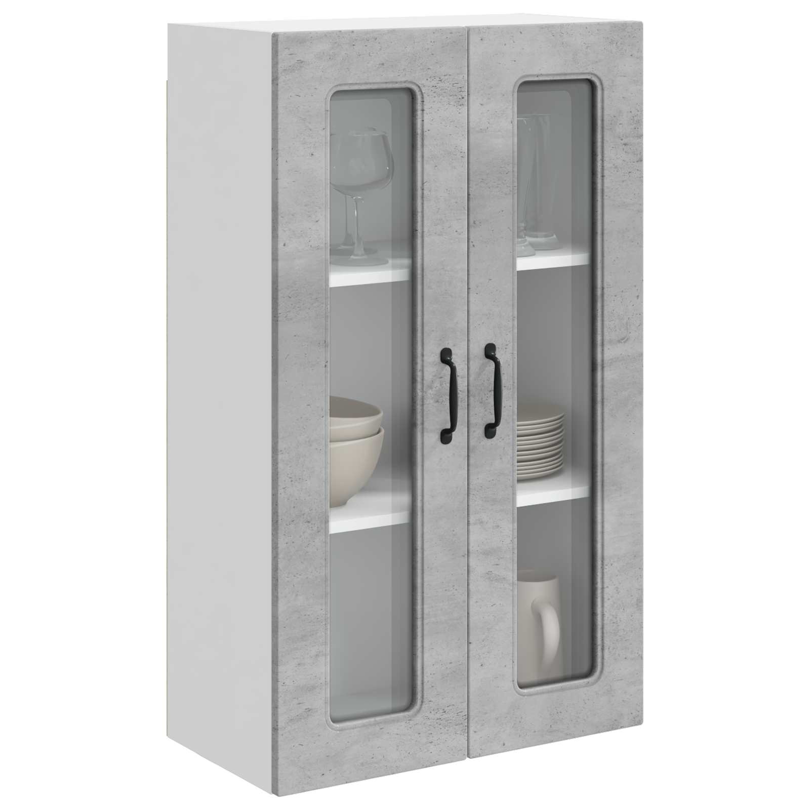 Geschirrspülerfront Kalmar Betongrau 60 x 31 x 100 cm
