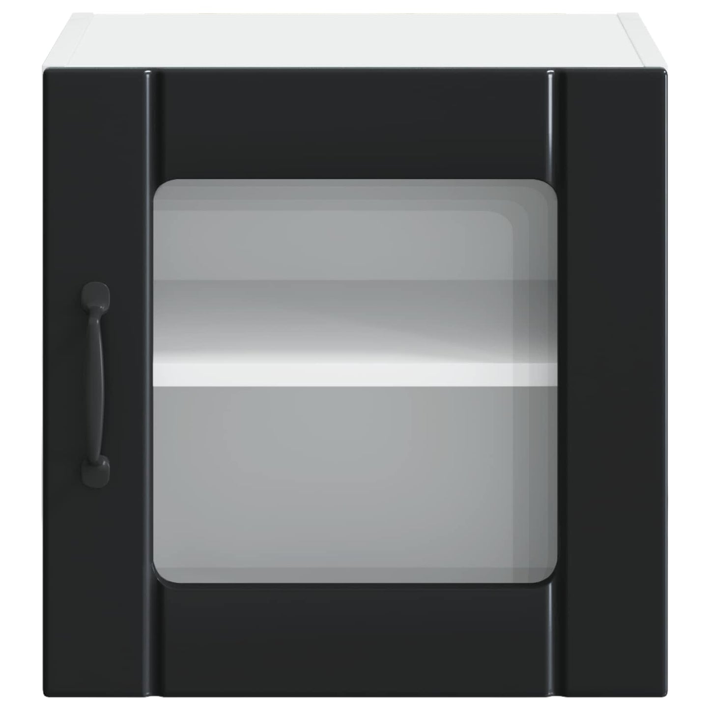 Wandglas-Schrank LUCCA Schwarz 40 x 31 x 40 cm Holzwerkstoff