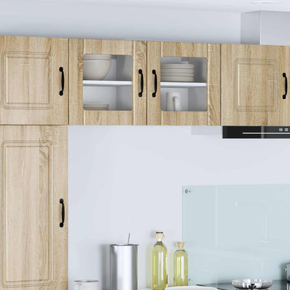 Wandglas-Schrank LUCCA Sonoma-Eiche 40 x 31 x 40 cm
