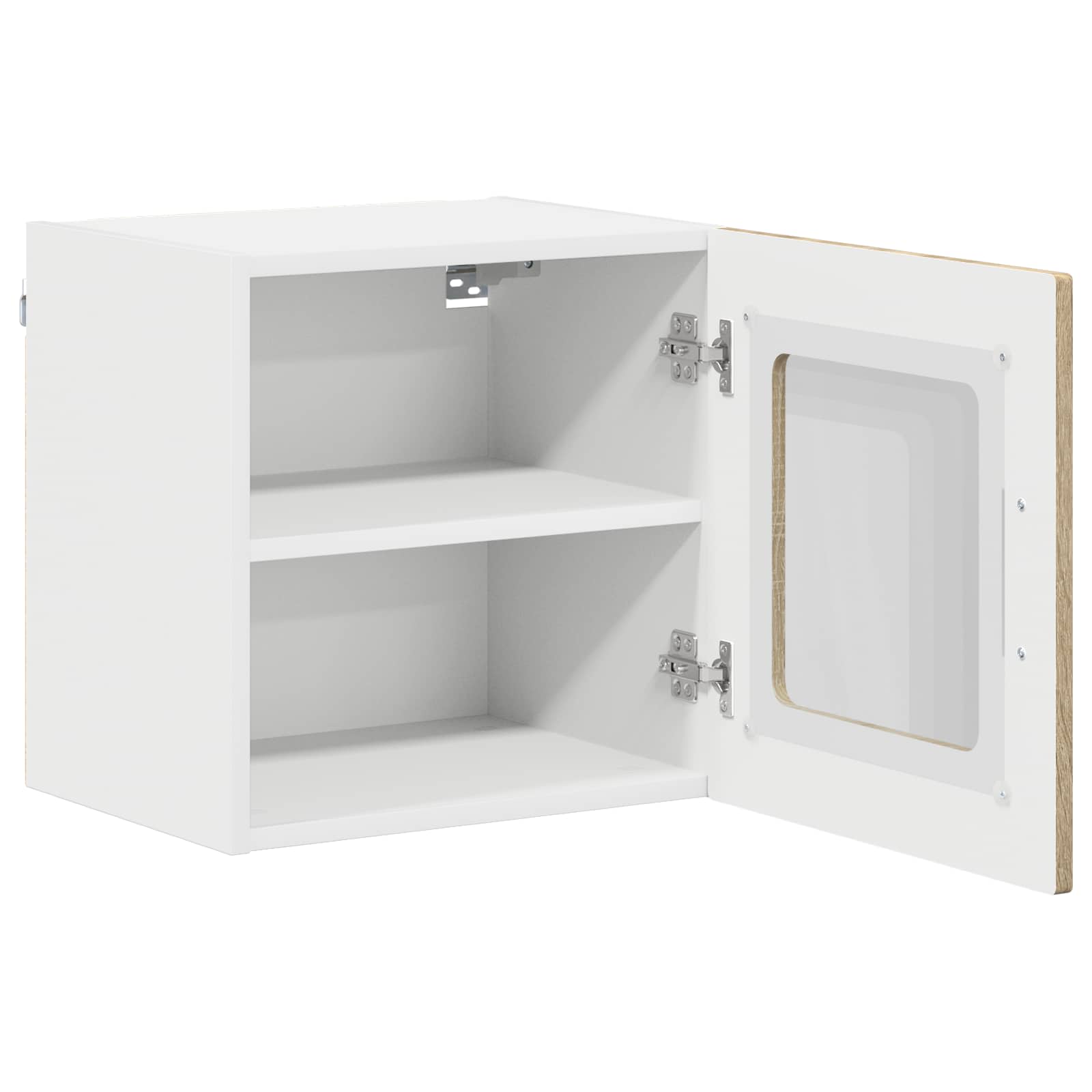 Wandglas-Schrank LUCCA Sonoma-Eiche 40 x 31 x 40 cm