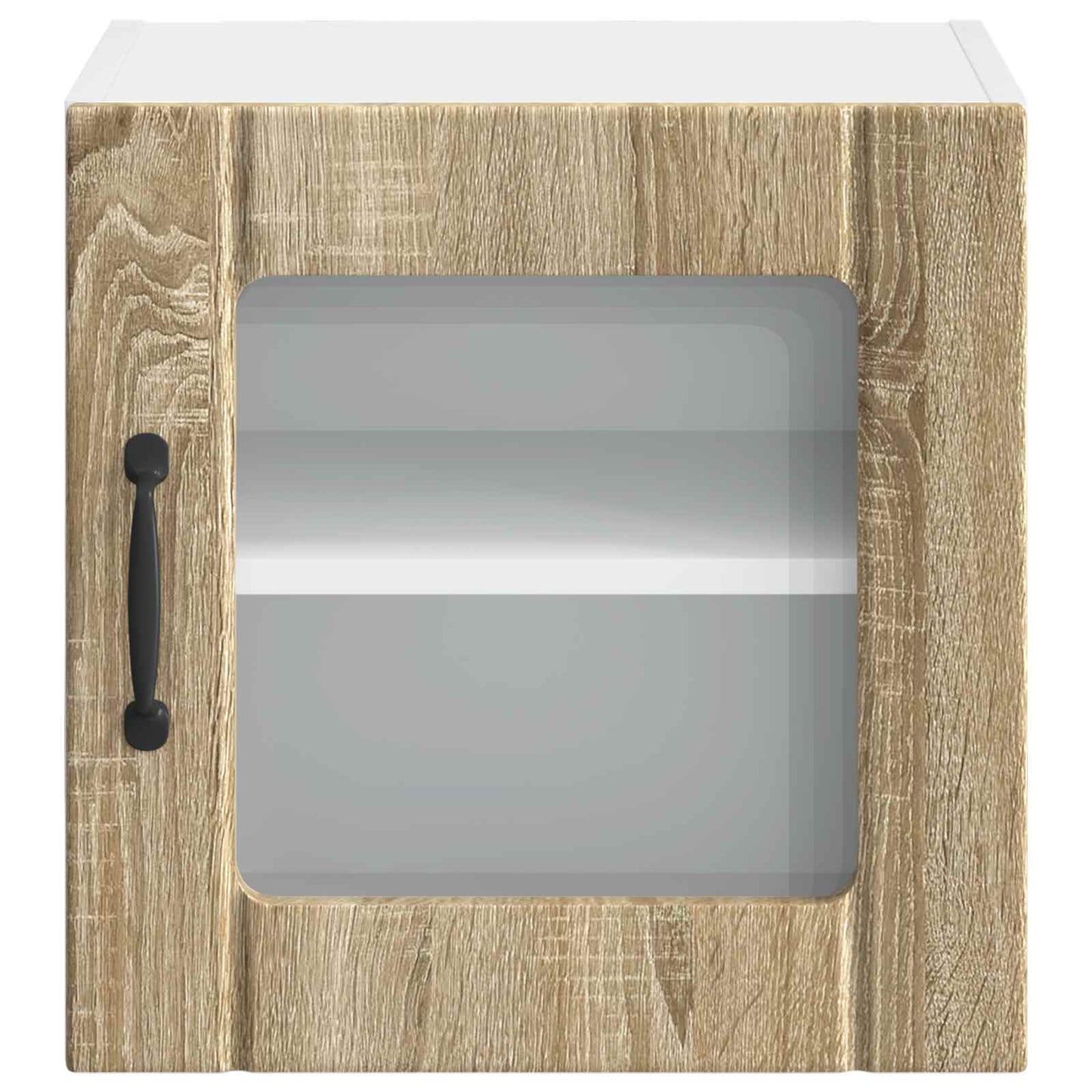 Wandglas-Schrank LUCCA Sonoma-Eiche 40 x 31 x 40 cm