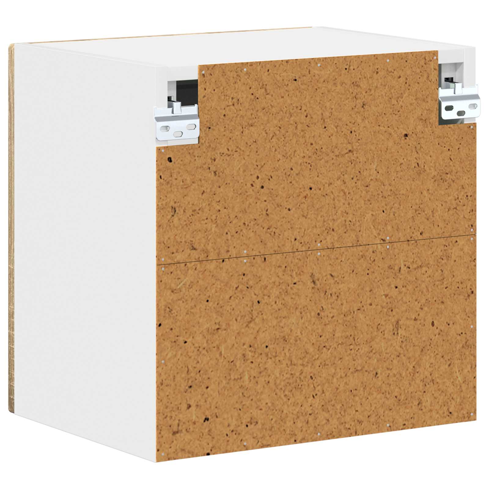 Wandglas-Schrank LUCCA 2 stk. Sonoma-Eiche Holzwerkstoff