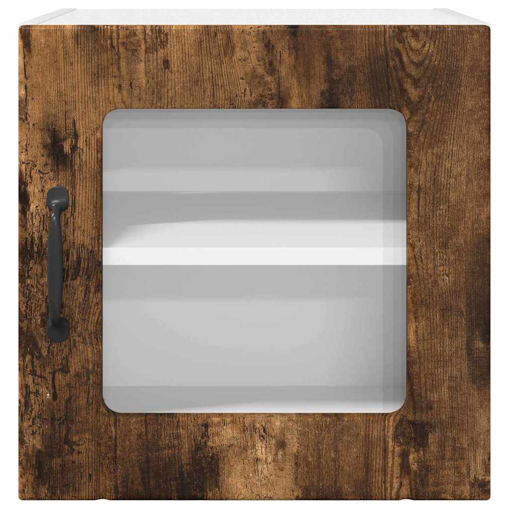 Küchenhängeschrank mit Regal Geräucherte Eiche 40 x 31 x 40 cm