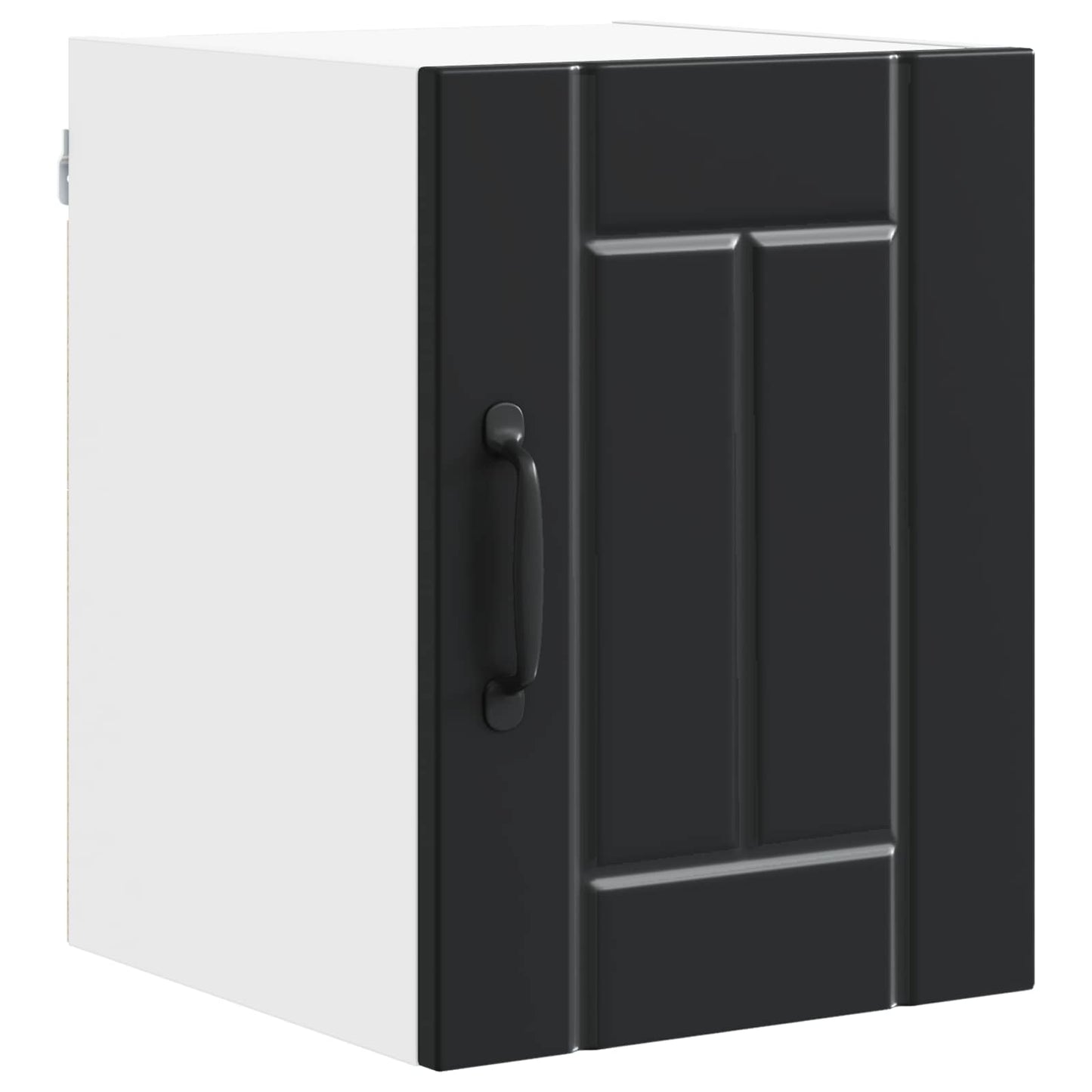 Wandschrank LUCCA 2 stk. Schwarz Holzwerkstoff