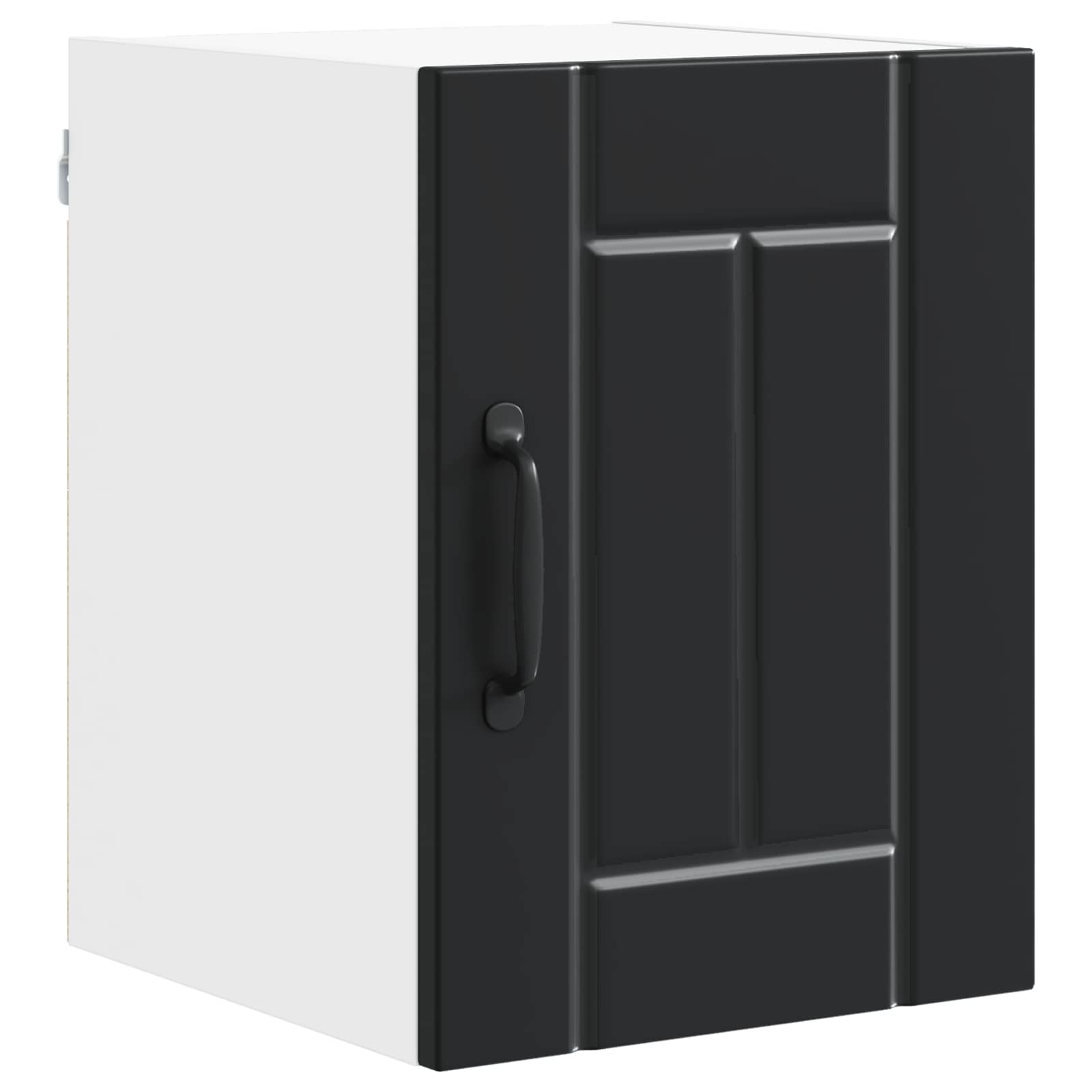 Wandschrank LUCCA 2 stk. Schwarz Holzwerkstoff