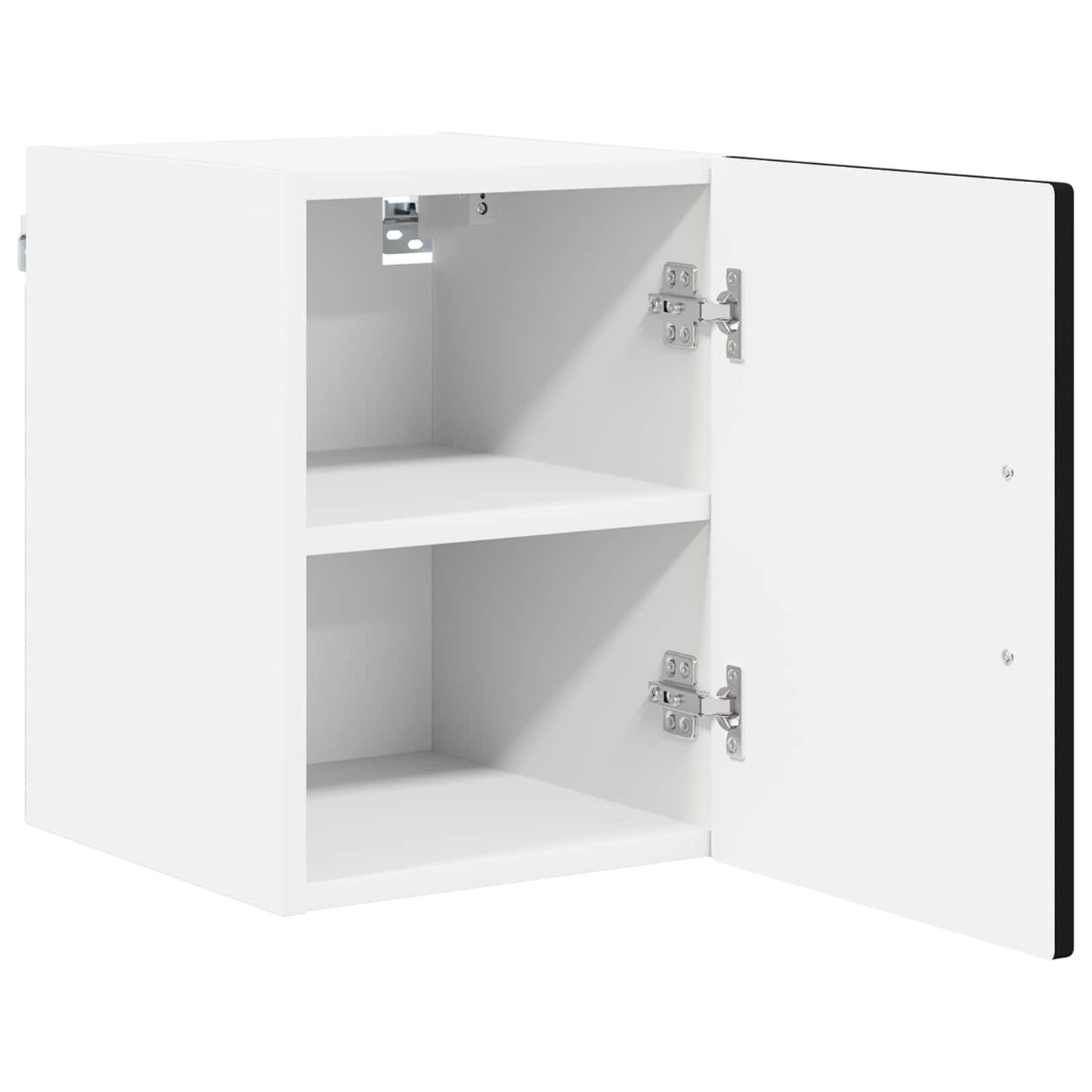 Wandschrank LUCCA 2 stk. Schwarz Holzwerkstoff