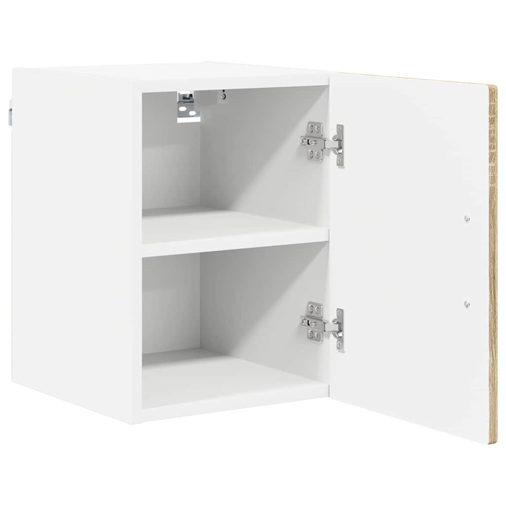 Küchenhängeschrank mit Regal 2 pcs Sonoma-Eiche 30 x 31 x 40 cm