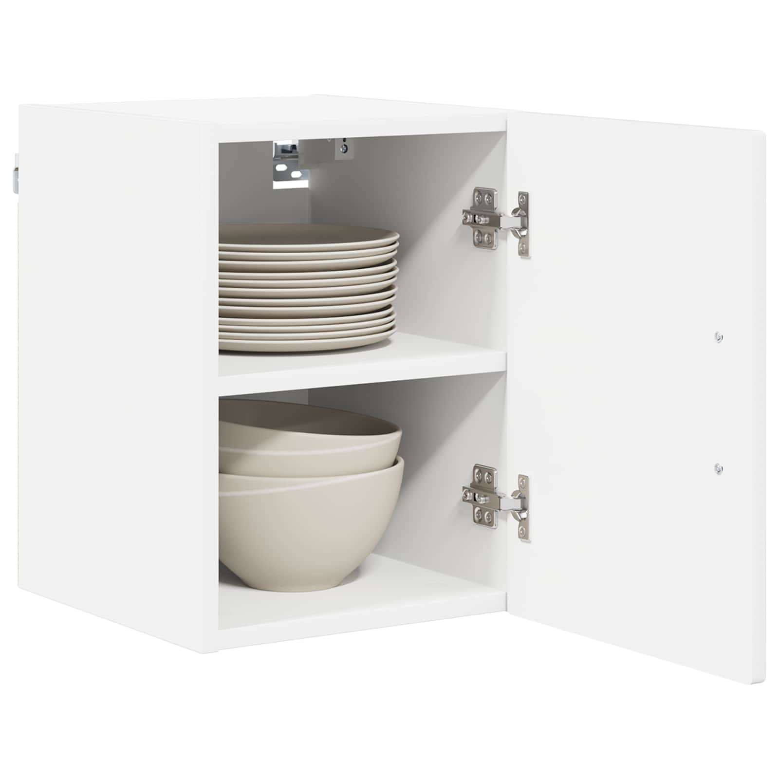Wandschrank LUCCA Hochglanz Weiß 30 x 31 x 40 cm Holzwerkstoff