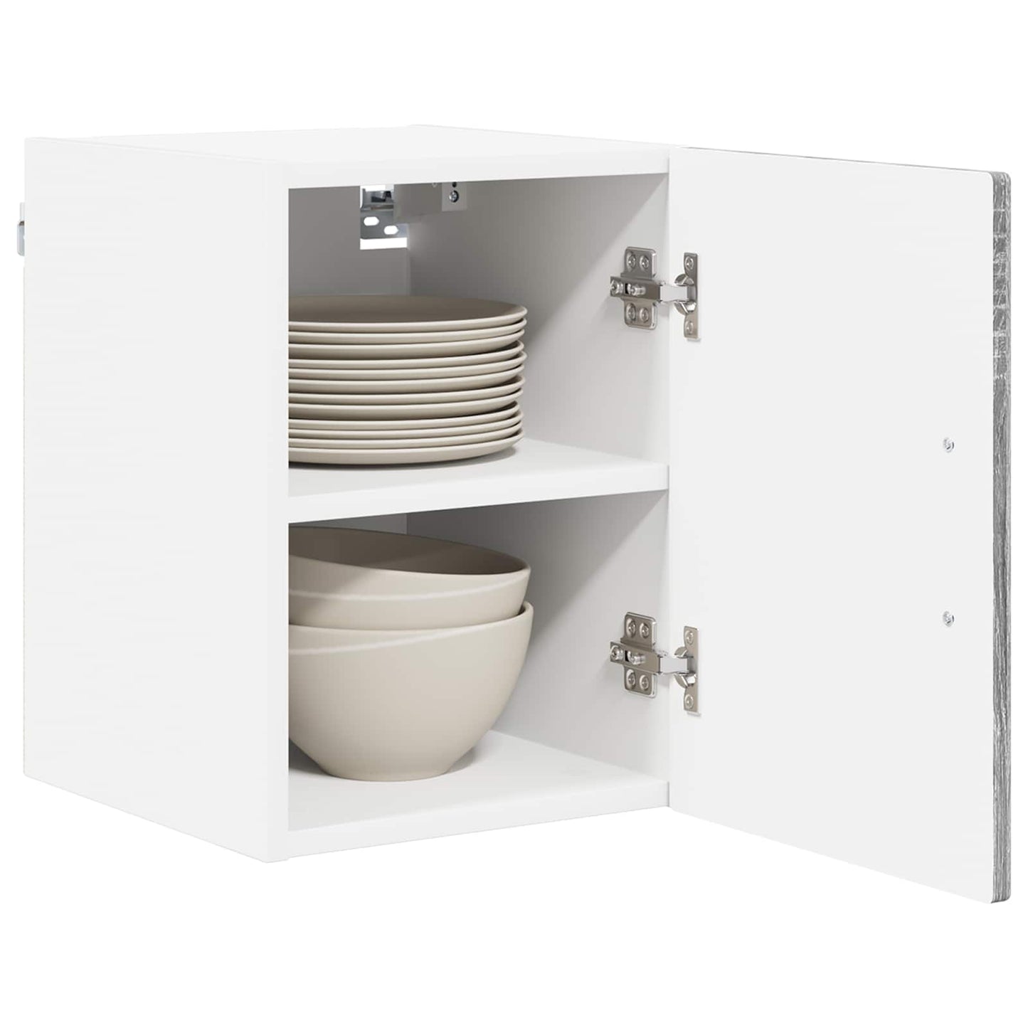 Wandschrank LUCCA 2 stk. Graues Sonoma Holzwerkstoff