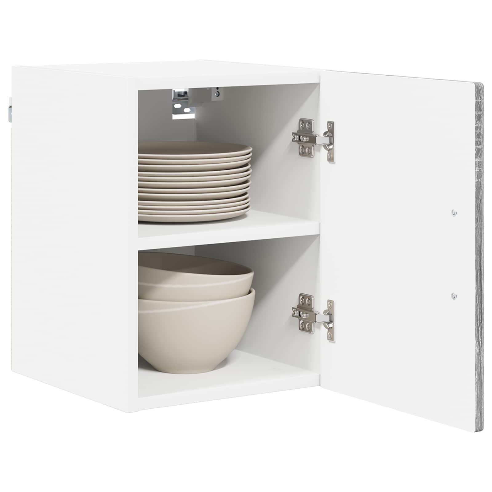Wandschrank LUCCA 2 stk. Graues Sonoma Holzwerkstoff