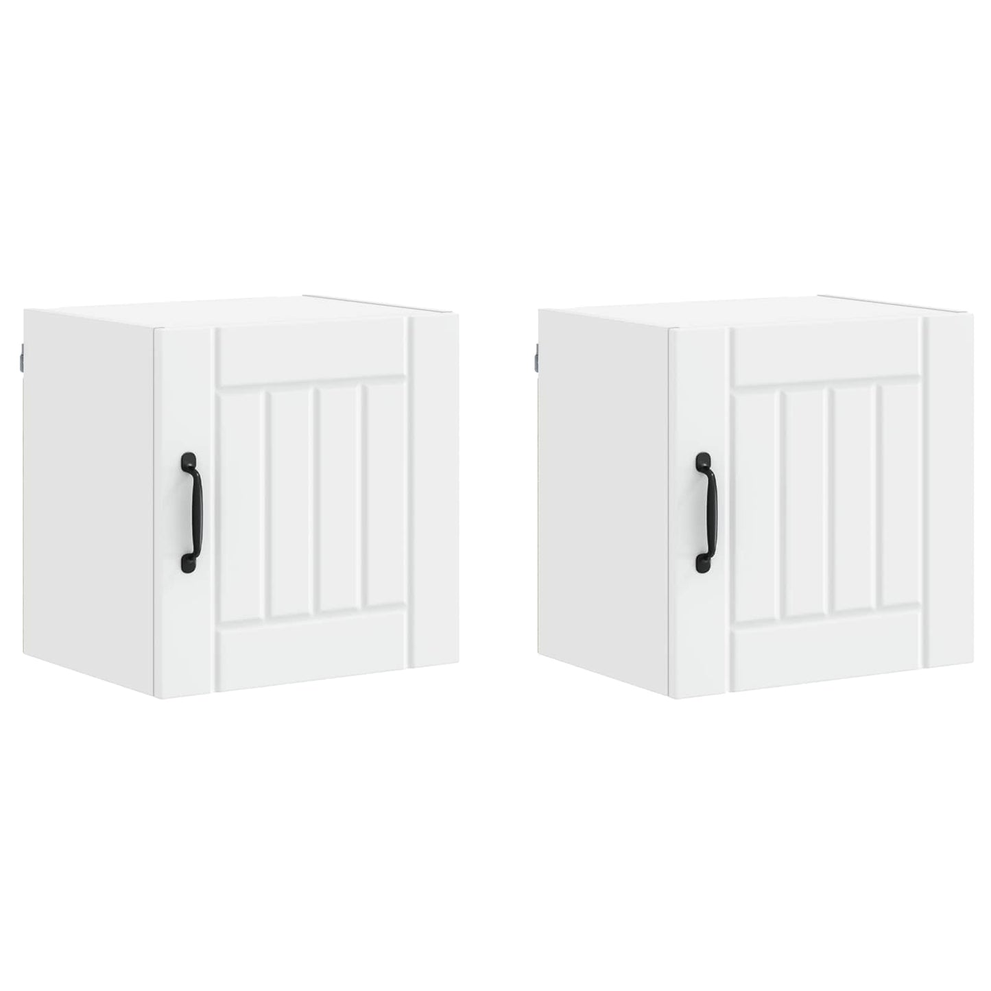Wandschrank LUCCA 2 stk. Weiß Holzwerkstoff
