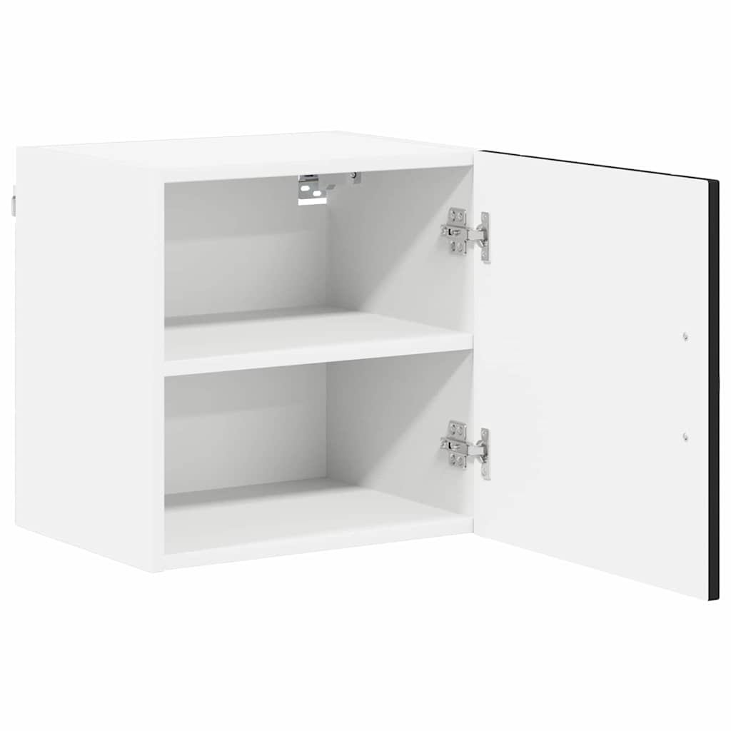 Wandschrank LUCCA Schwarz 40 x 31 x 40 cm Holzwerkstoff