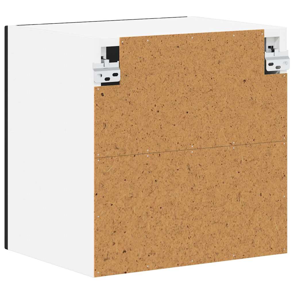 Wandschrank LUCCA Schwarz 40 x 31 x 40 cm Holzwerkstoff