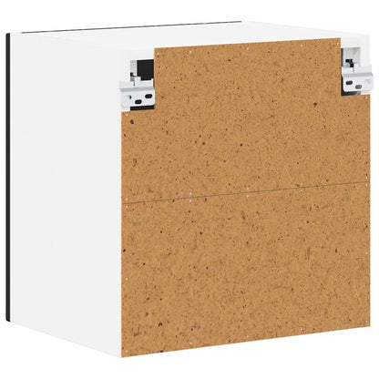 Wandschrank LUCCA Schwarz 40 x 31 x 40 cm Holzwerkstoff