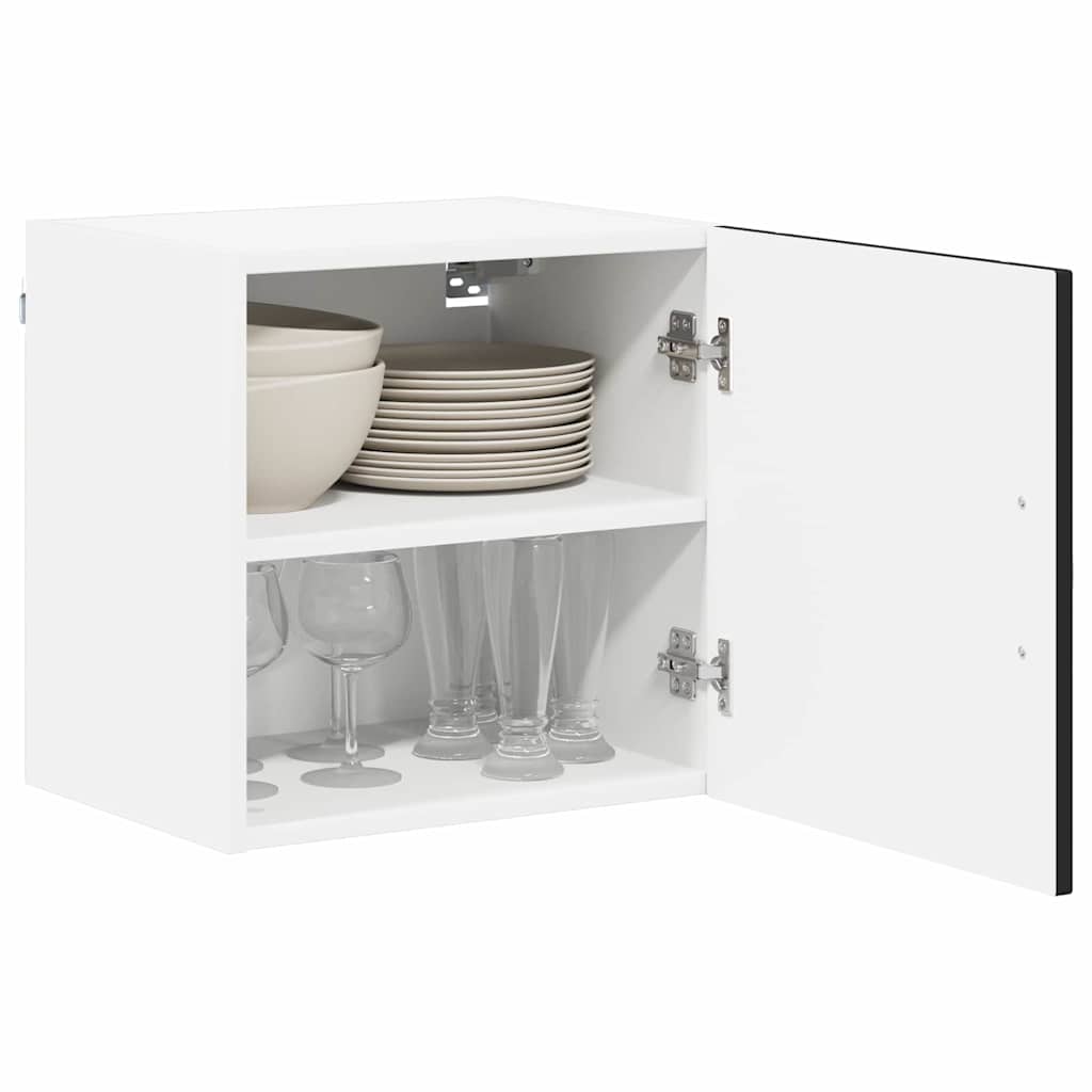 Wandschrank LUCCA Schwarz 40 x 31 x 40 cm Holzwerkstoff