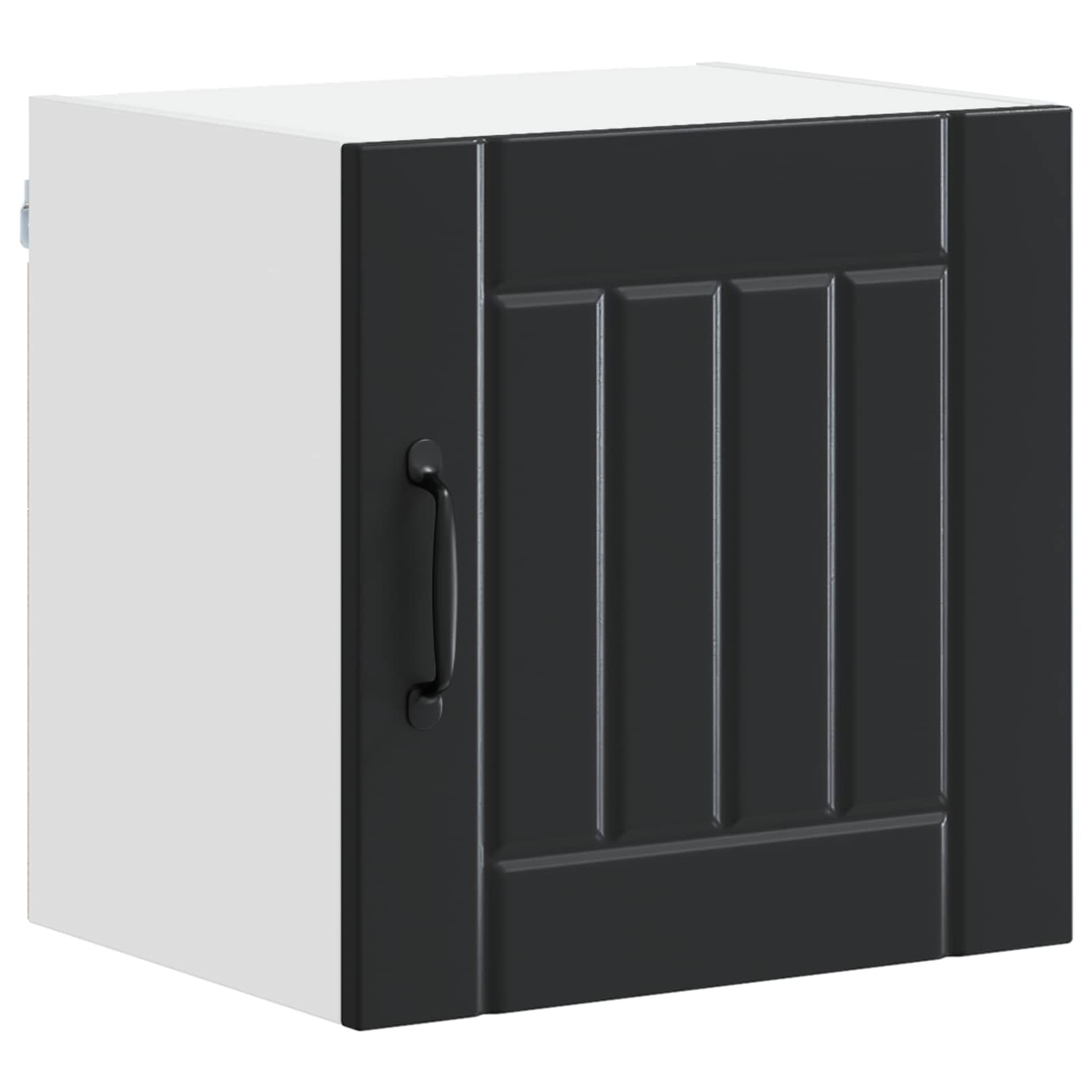 Wandschrank LUCCA 2 stk. Schwarz Holzwerkstoff