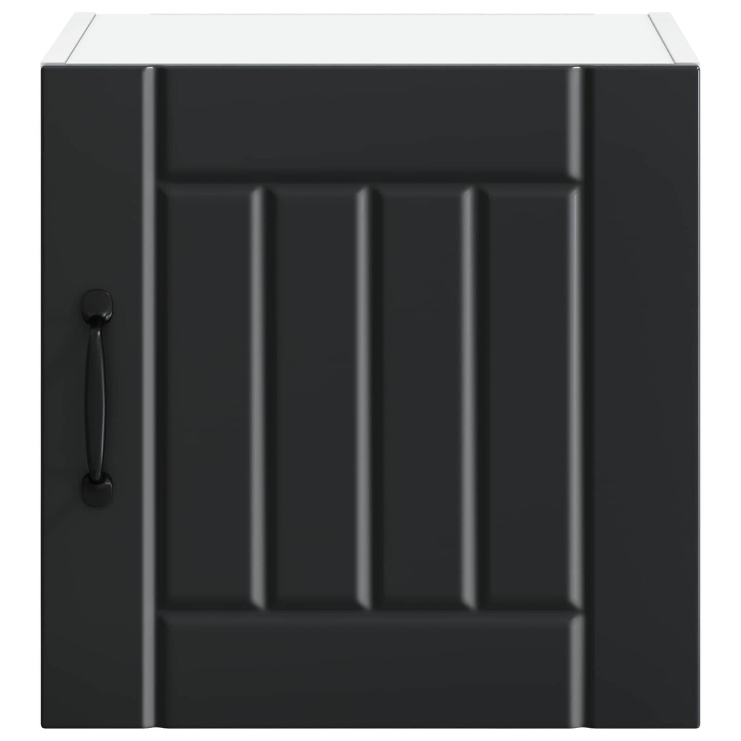Wandschrank LUCCA 2 stk. Schwarz Holzwerkstoff