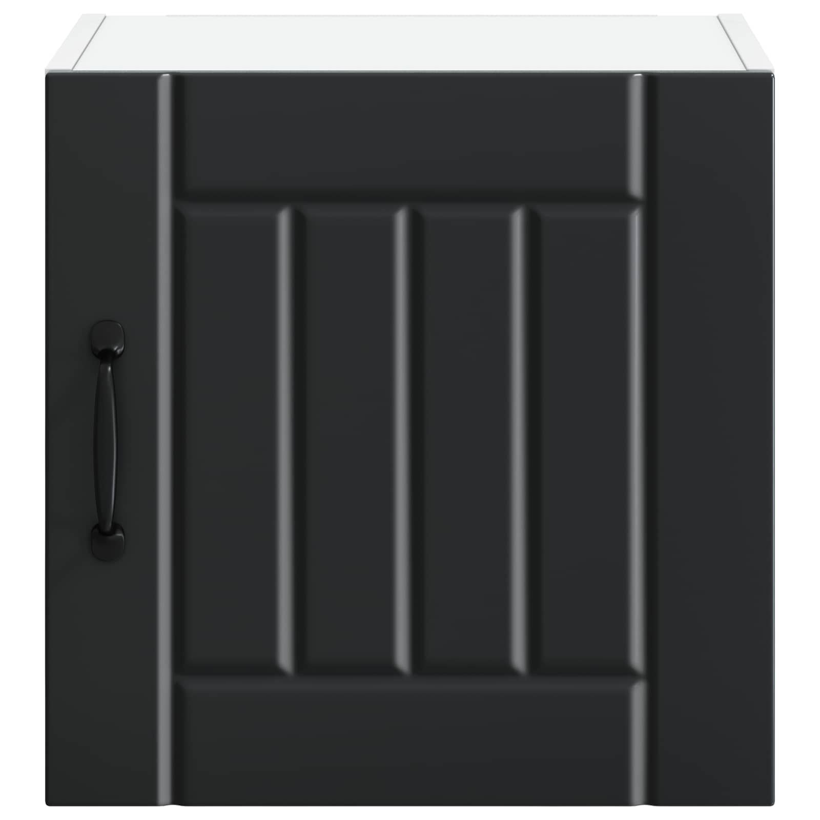 Wandschrank LUCCA 2 stk. Schwarz Holzwerkstoff