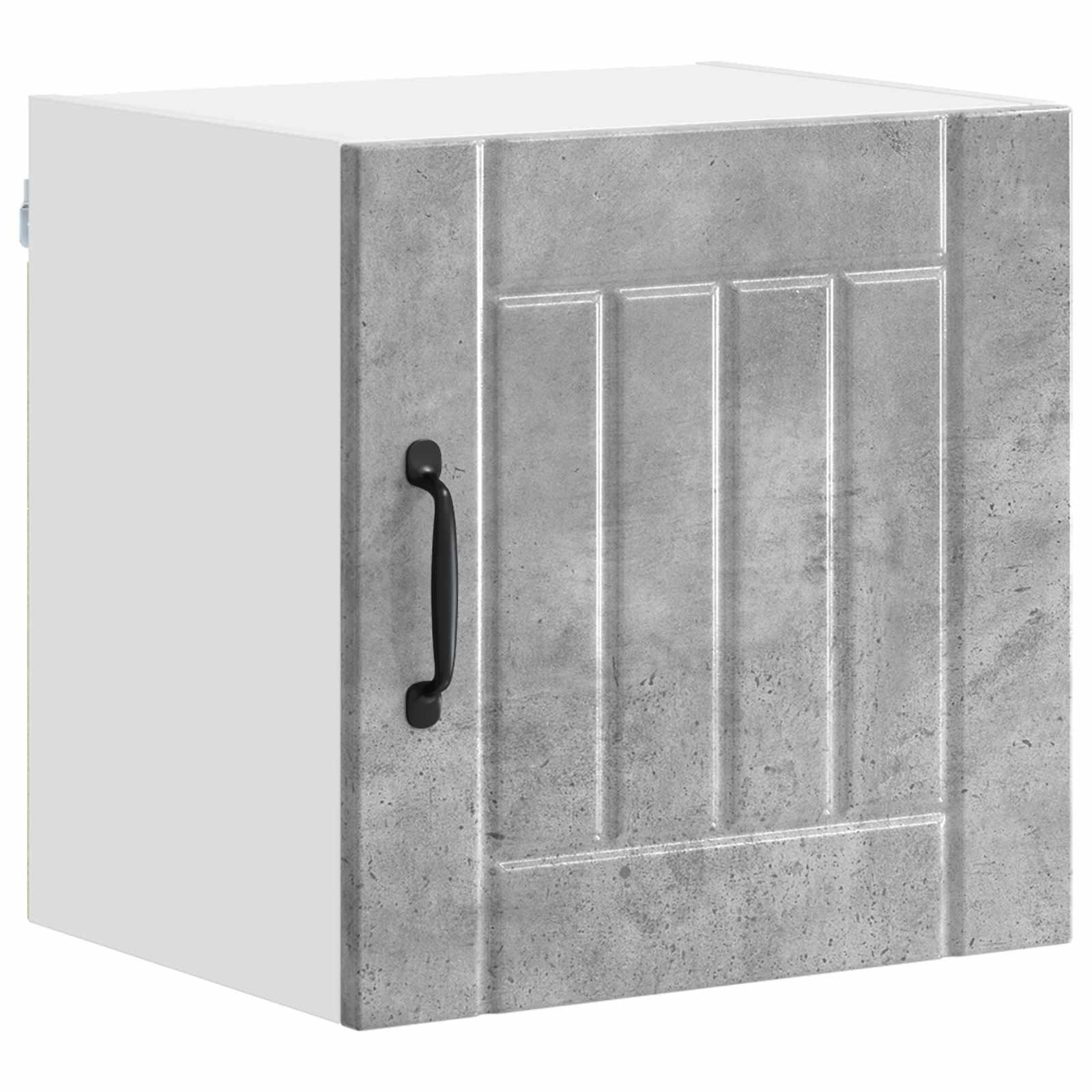Wandschrank LUCCA 2 stk. Betongrau Holzwerkstoff