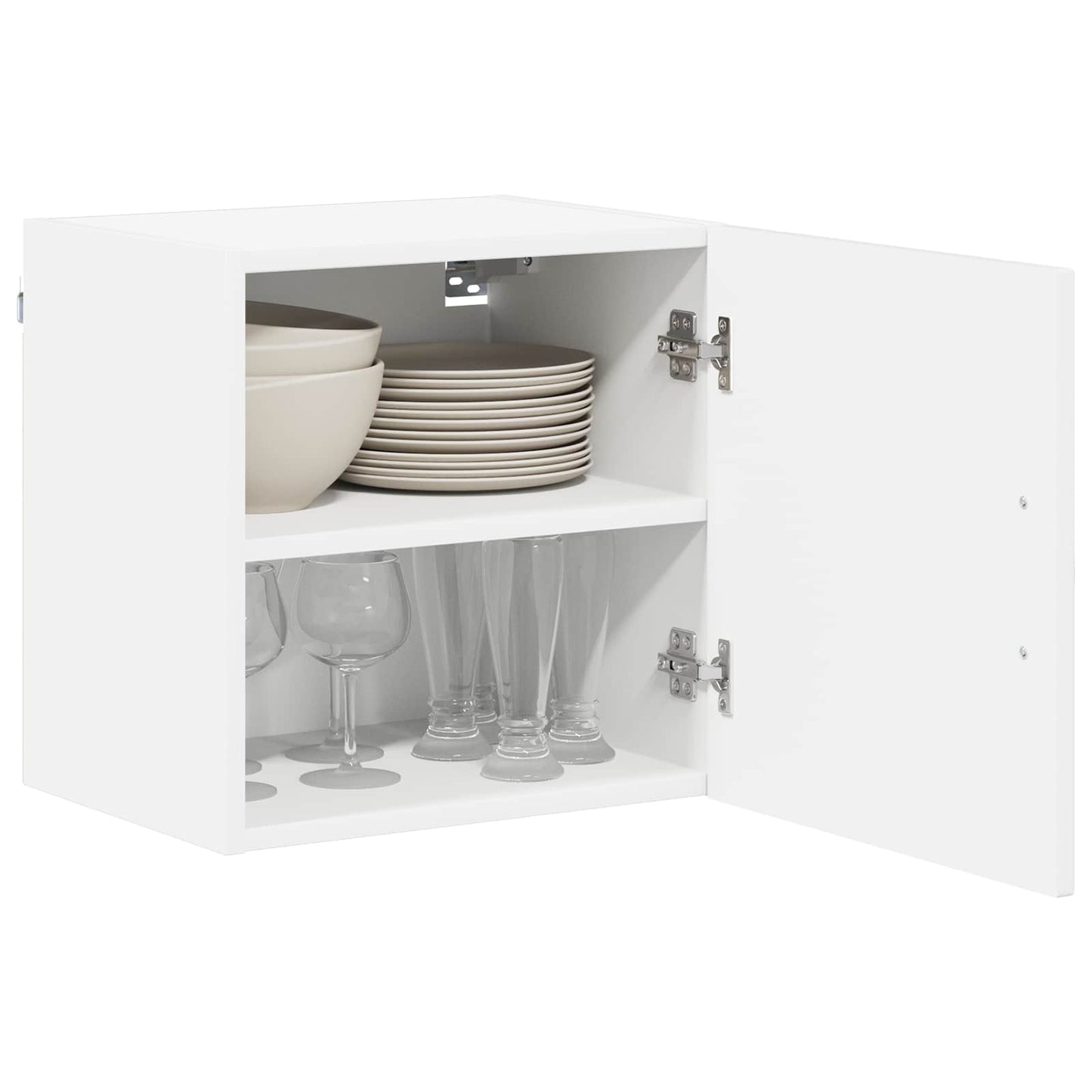 Wandschrank LUCCA 2 stk. Hochglanz Weiß Holzwerkstoff