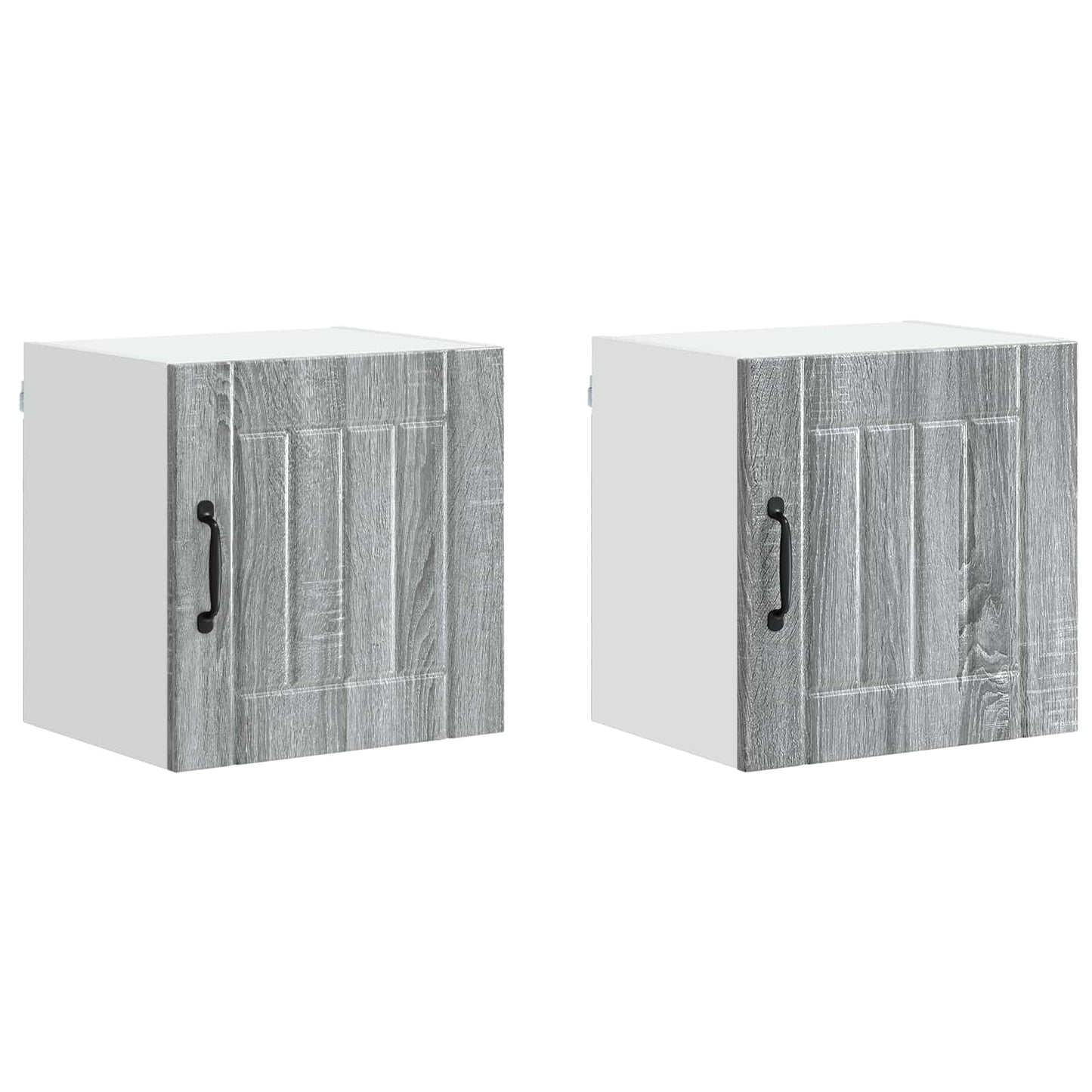 Wandschrank LUCCA 2 stk. Graues Sonoma Holzwerkstoff