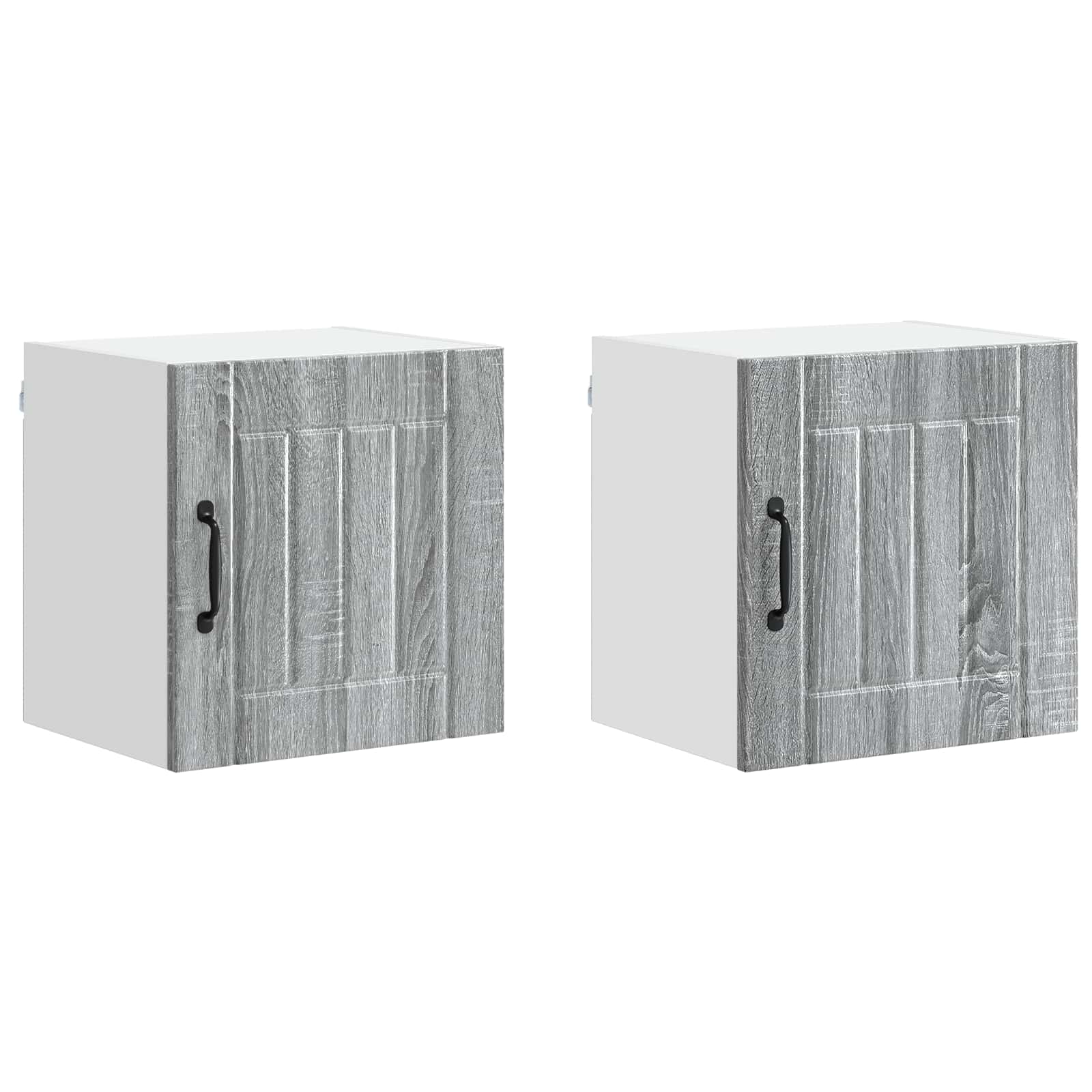 Wandschrank LUCCA 2 stk. Graues Sonoma Holzwerkstoff