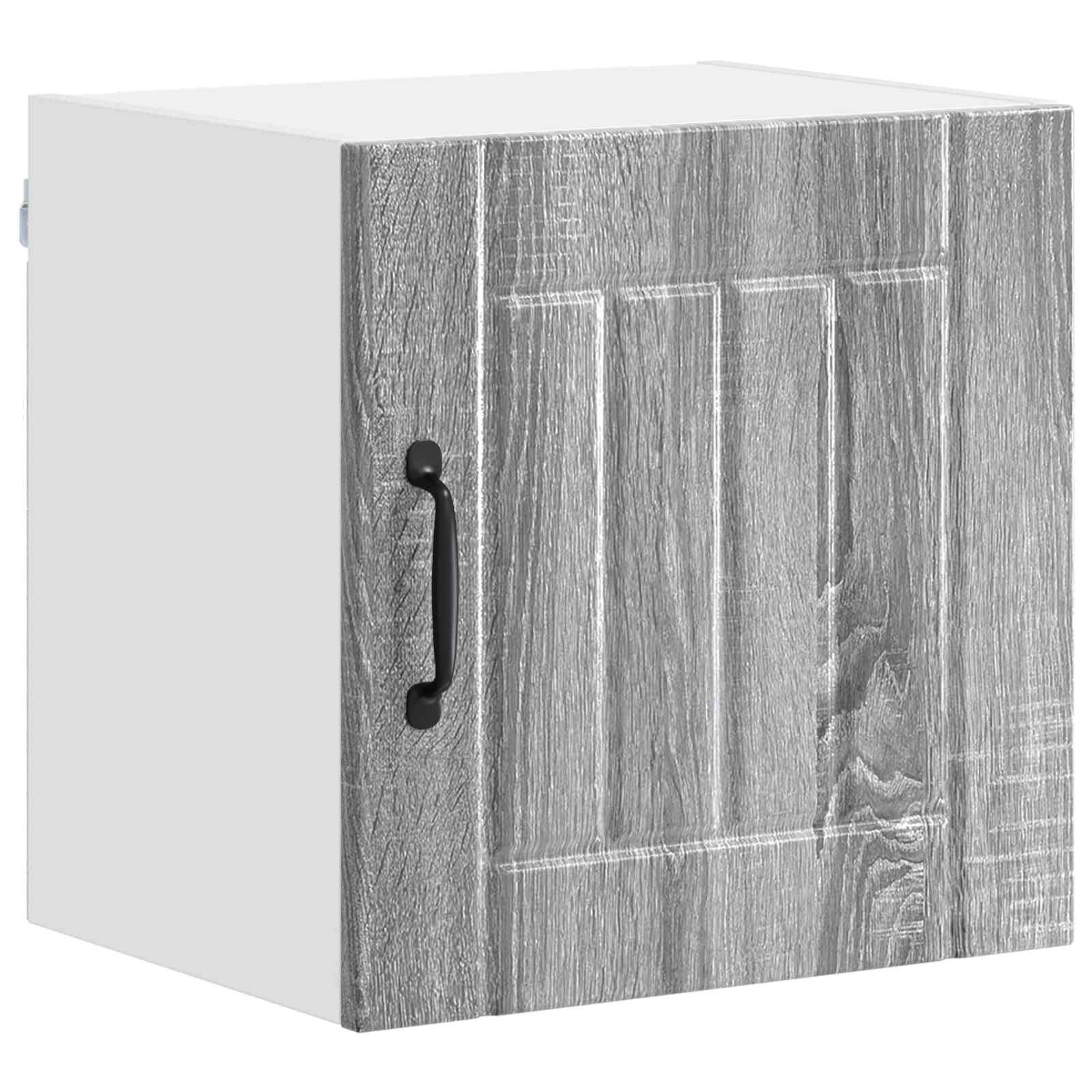 Wandschrank LUCCA 2 stk. Graues Sonoma Holzwerkstoff
