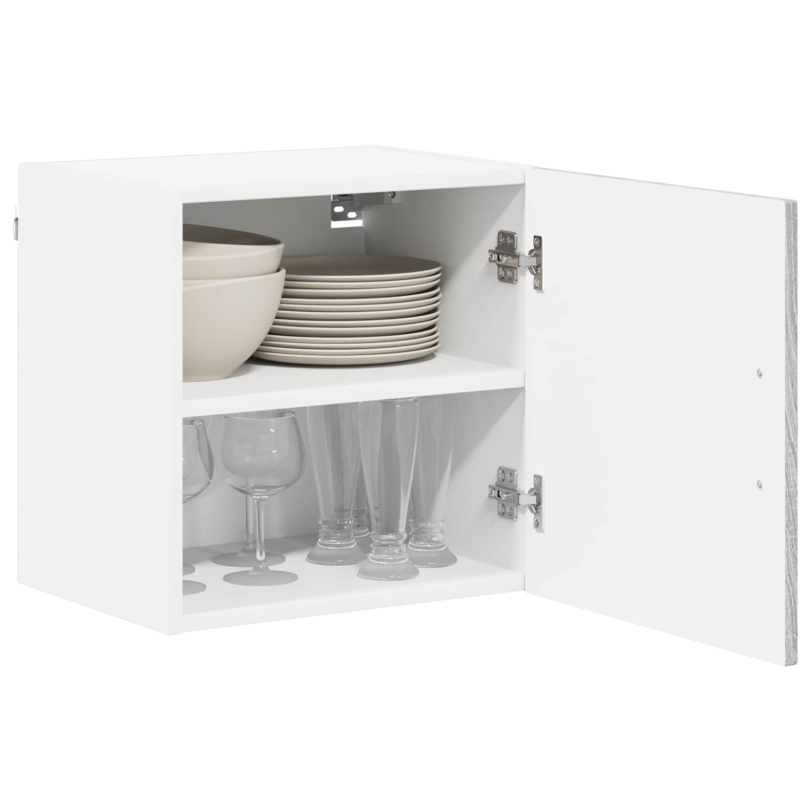 Wandschrank LUCCA 2 stk. Graues Sonoma Holzwerkstoff