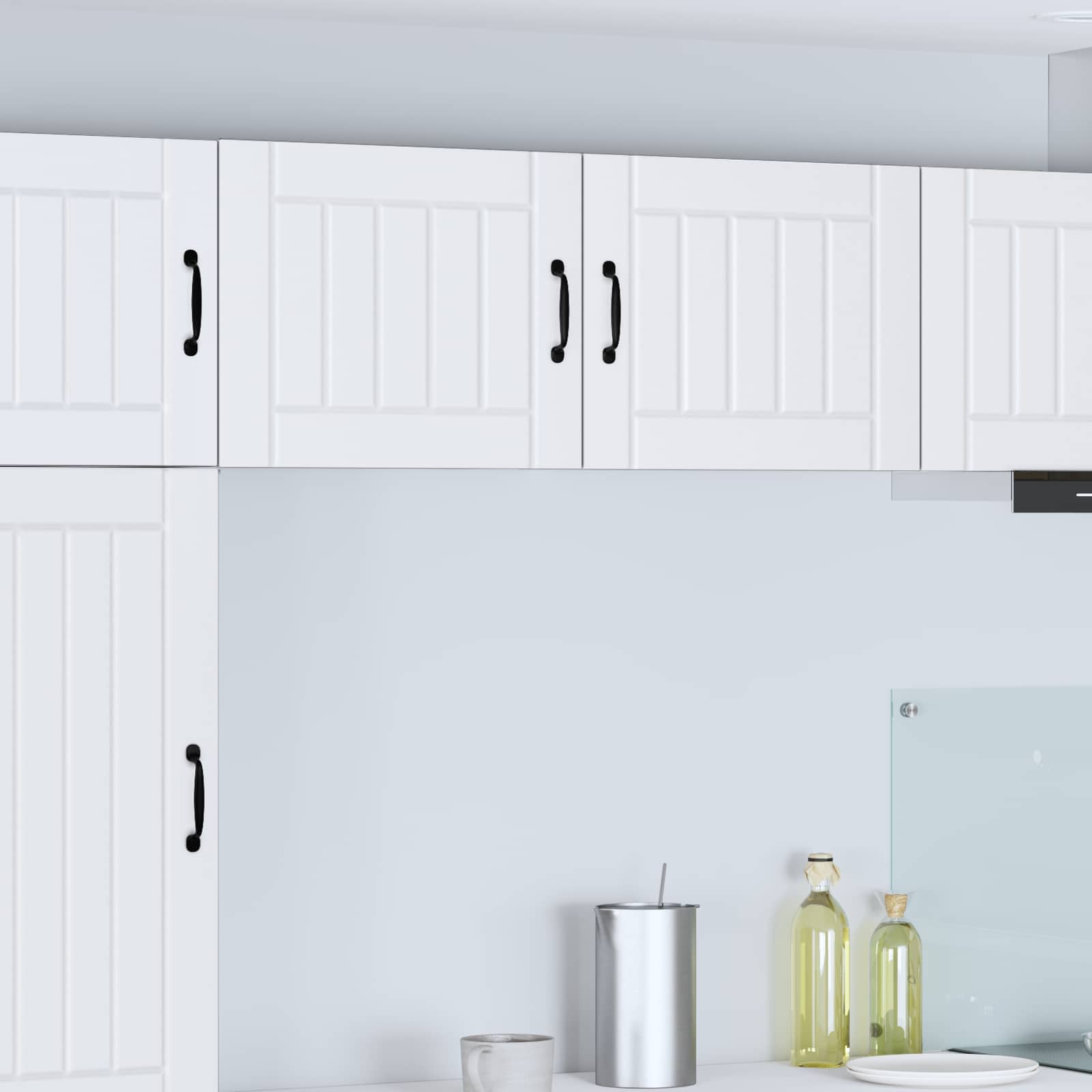 Wandschrank LUCCA 2 stk. Weiß Holzwerkstoff