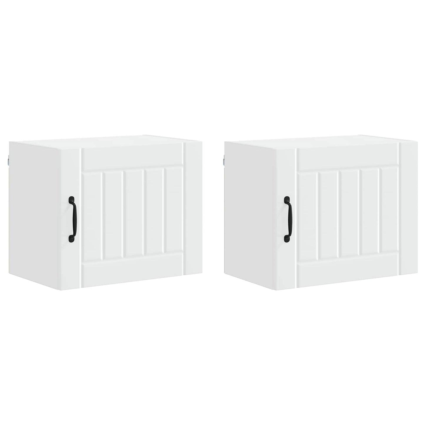 Wandschrank LUCCA 2 stk. Weiß Holzwerkstoff