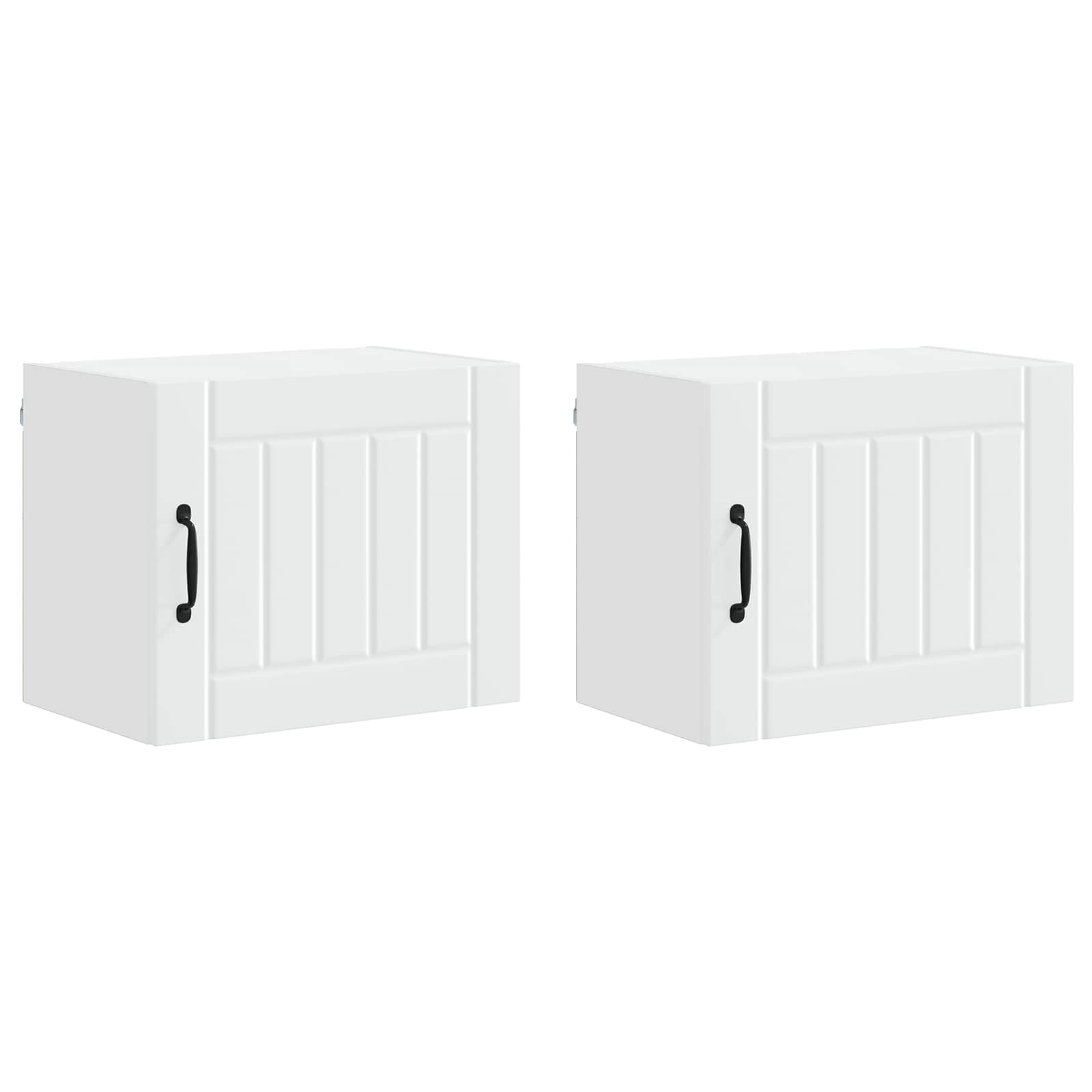 Wandschrank LUCCA 2 stk. Weiß Holzwerkstoff
