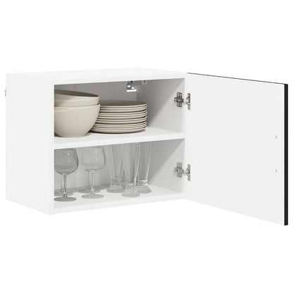Wandschrank LUCCA Schwarz 50 x 31 x 40 cm Holzwerkstoff