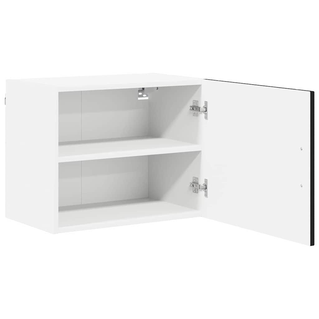 Wandschrank LUCCA 2 stk. Schwarz Holzwerkstoff