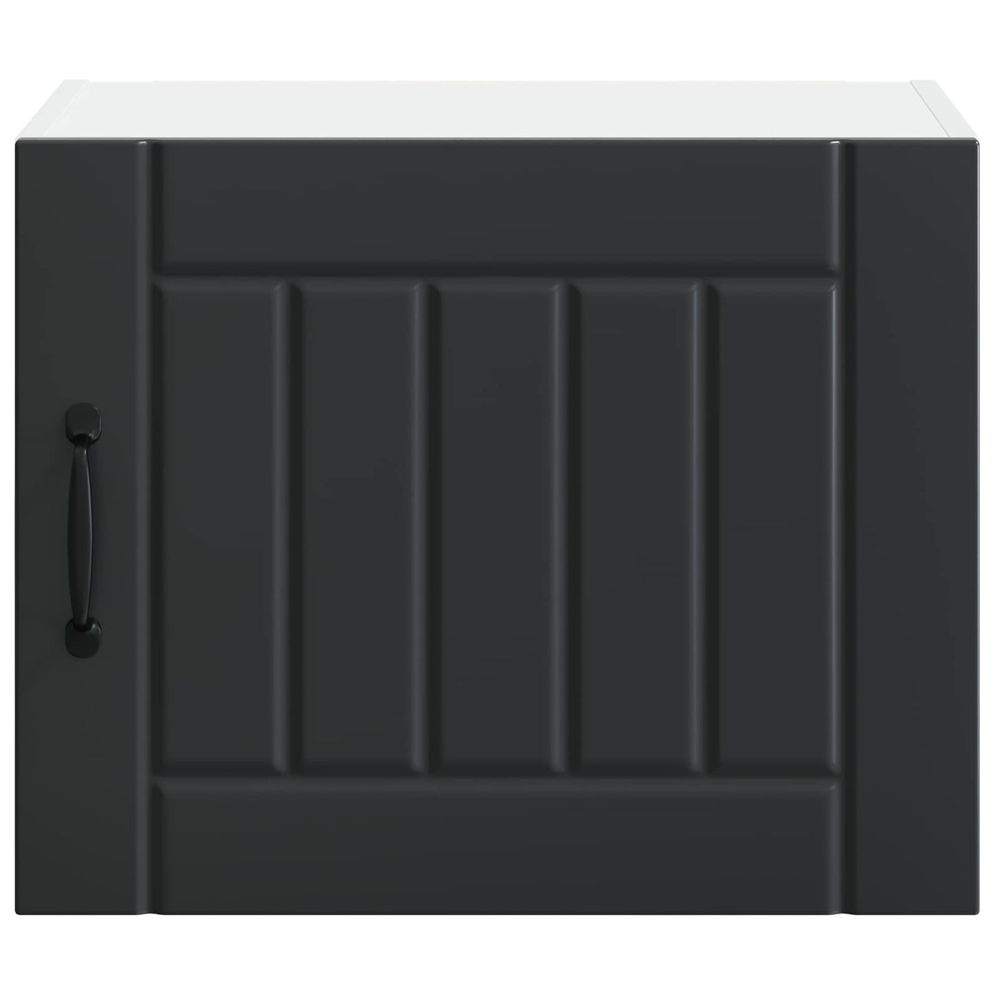 Wandschrank LUCCA 2 stk. Schwarz Holzwerkstoff