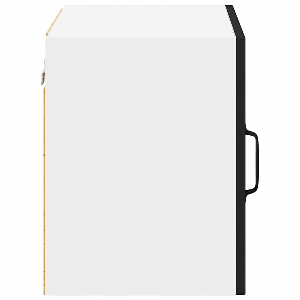 Wandschrank LUCCA 2 stk. Schwarz Holzwerkstoff