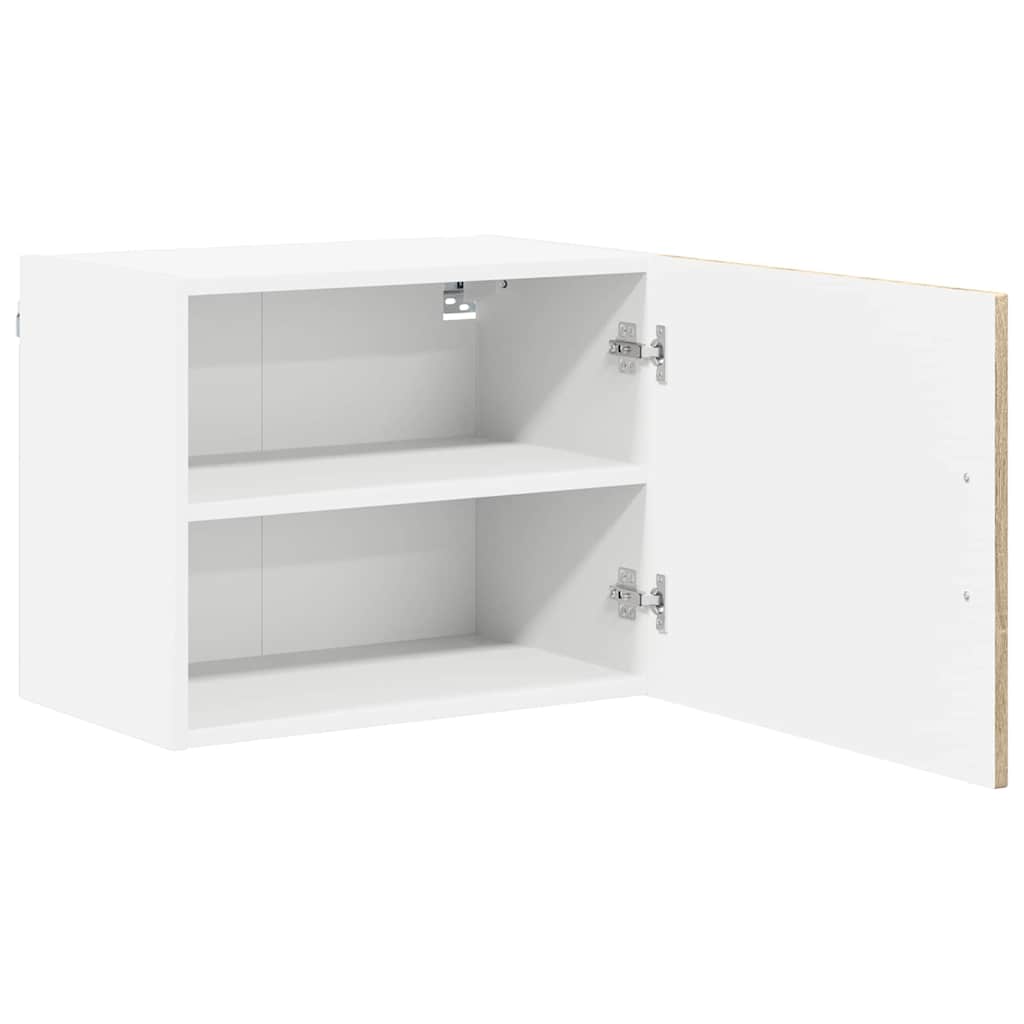 Küchenhängeschrank mit Regal 2 pcs Sonoma-Eiche 50 x 31 x 40 cm