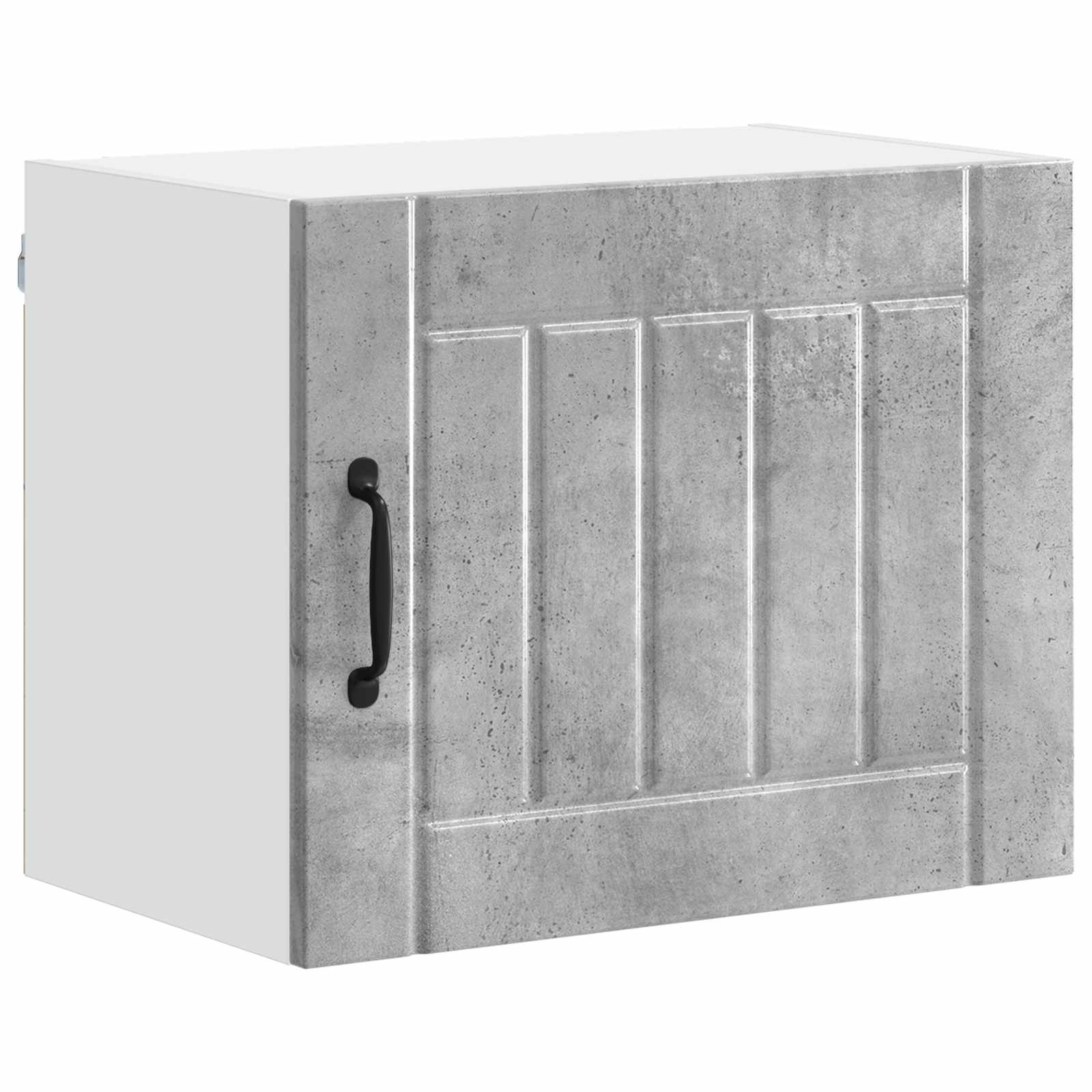 Wandschrank LUCCA 2 stk. Betongrau Holzwerkstoff
